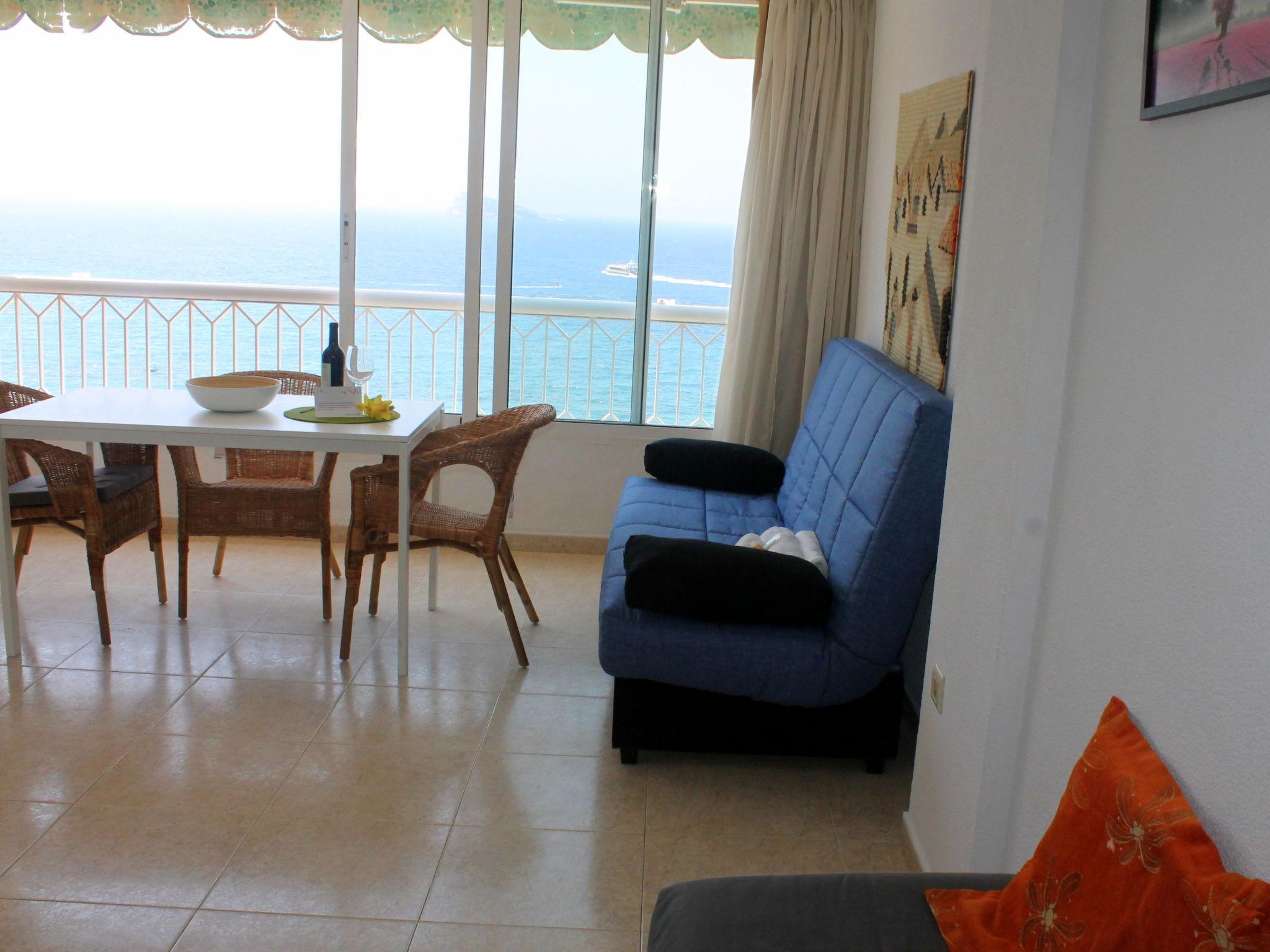 Foto 7 - Apartamento de 1 habitación en Benidorm con piscina y vistas al mar