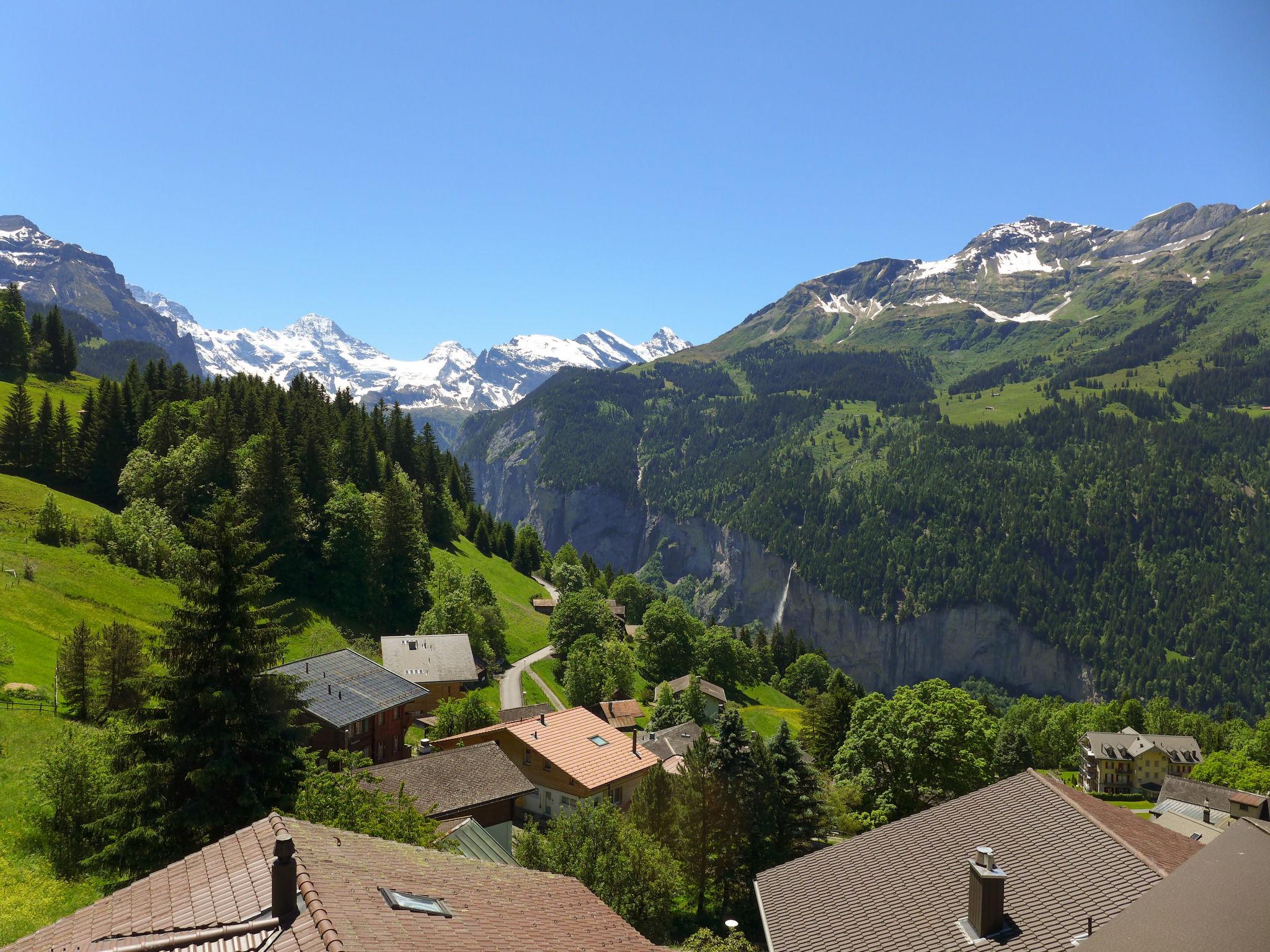 Foto 15 - Apartamento de 2 quartos em Lauterbrunnen com vista para a montanha