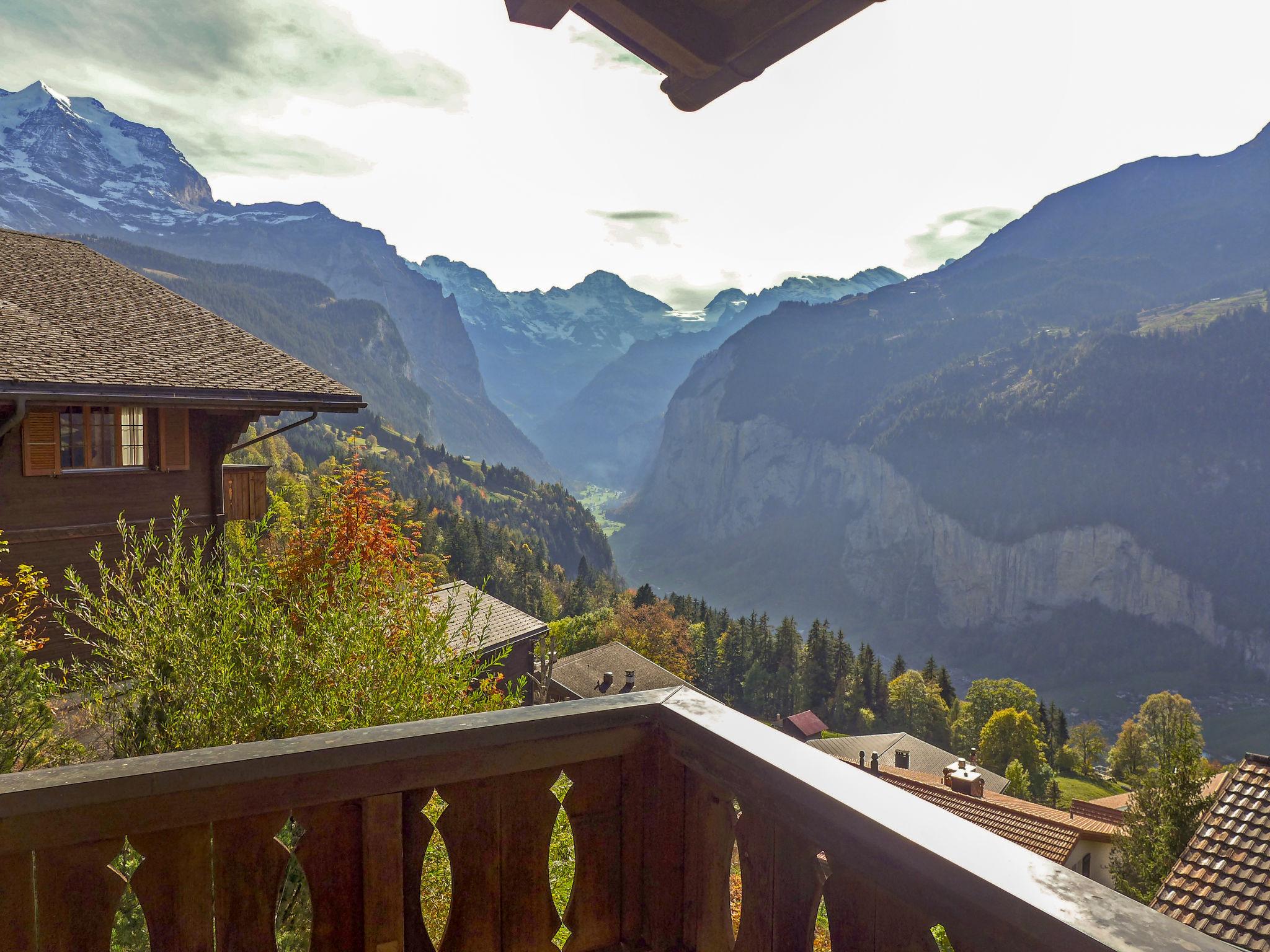 Foto 17 - Apartamento de 2 quartos em Lauterbrunnen com vista para a montanha