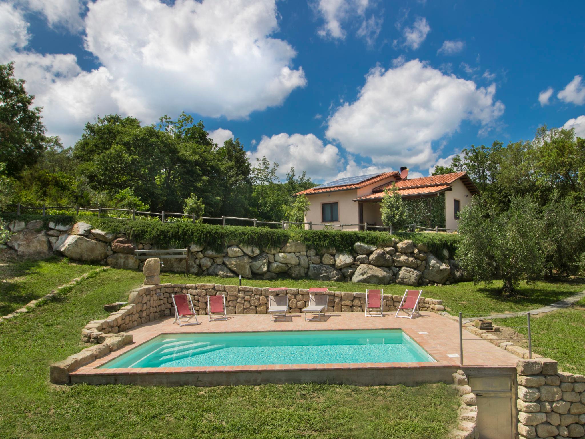 Foto 20 - Casa de 2 quartos em Roccastrada com piscina privada e jardim