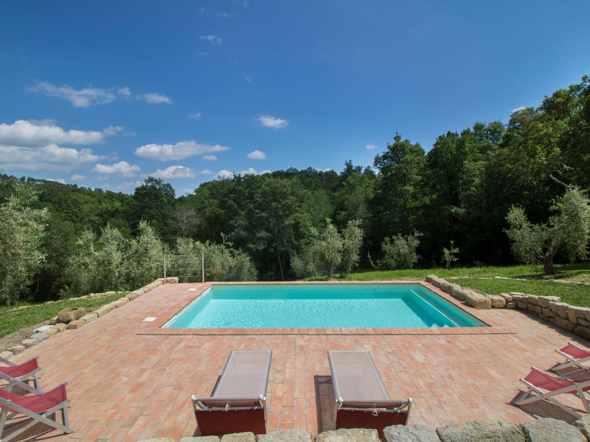 Foto 2 - Casa de 2 habitaciones en Roccastrada con piscina privada y jardín