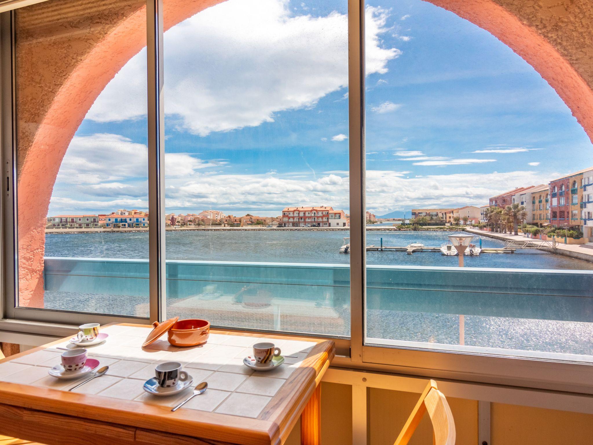 Foto 7 - Apartamento de 1 habitación en Le Barcarès con vistas al mar