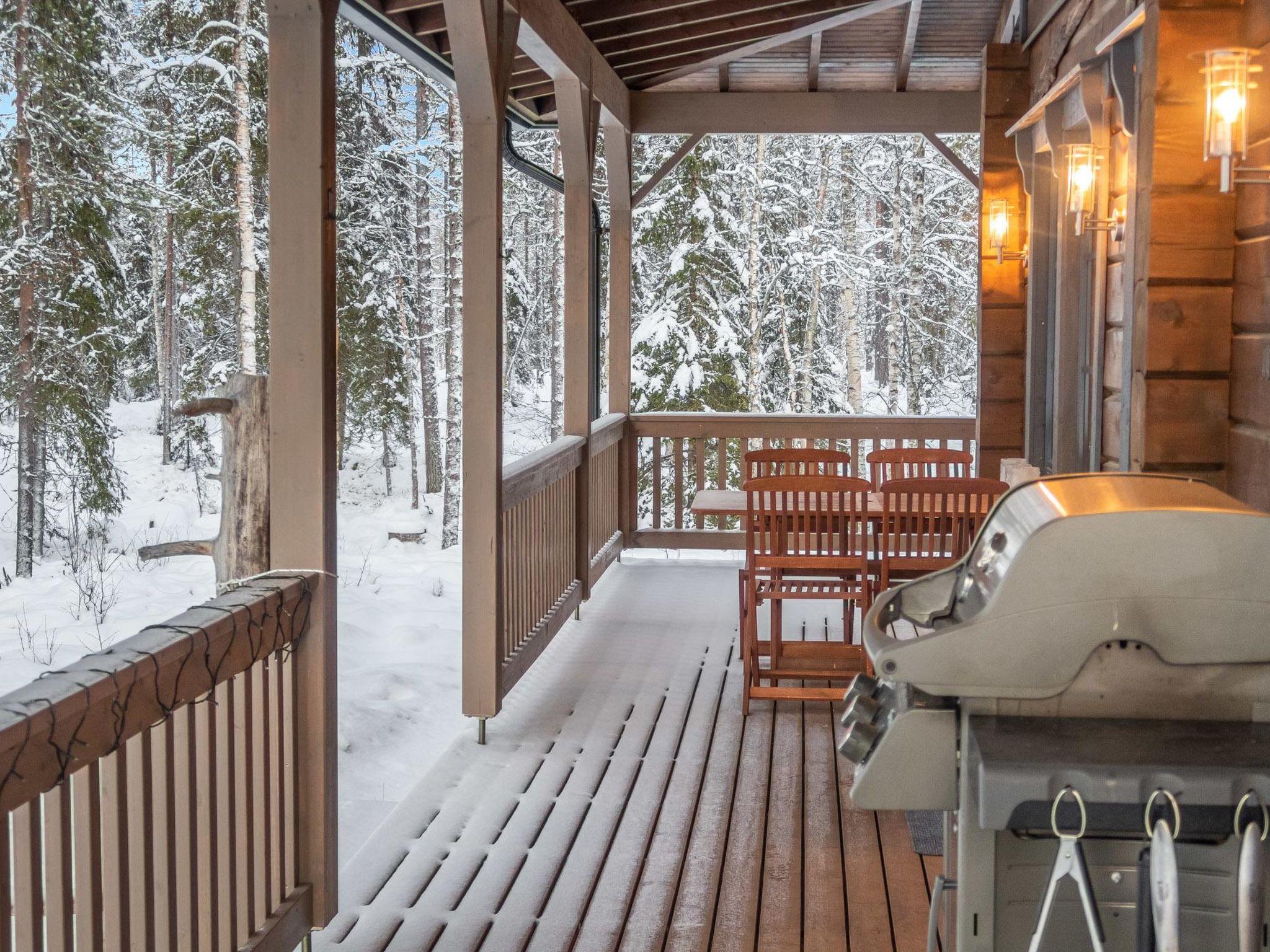 Foto 27 - Casa de 2 habitaciones en Kuusamo con sauna y vistas a la montaña