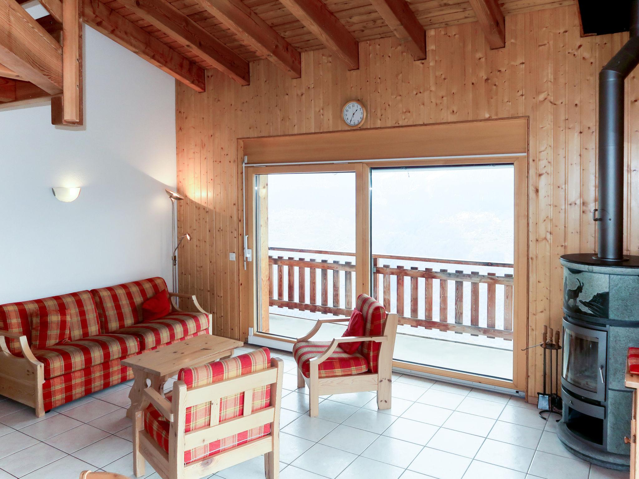 Foto 7 - Apartamento de 4 habitaciones en Vex con bañera de hidromasaje y vistas a la montaña