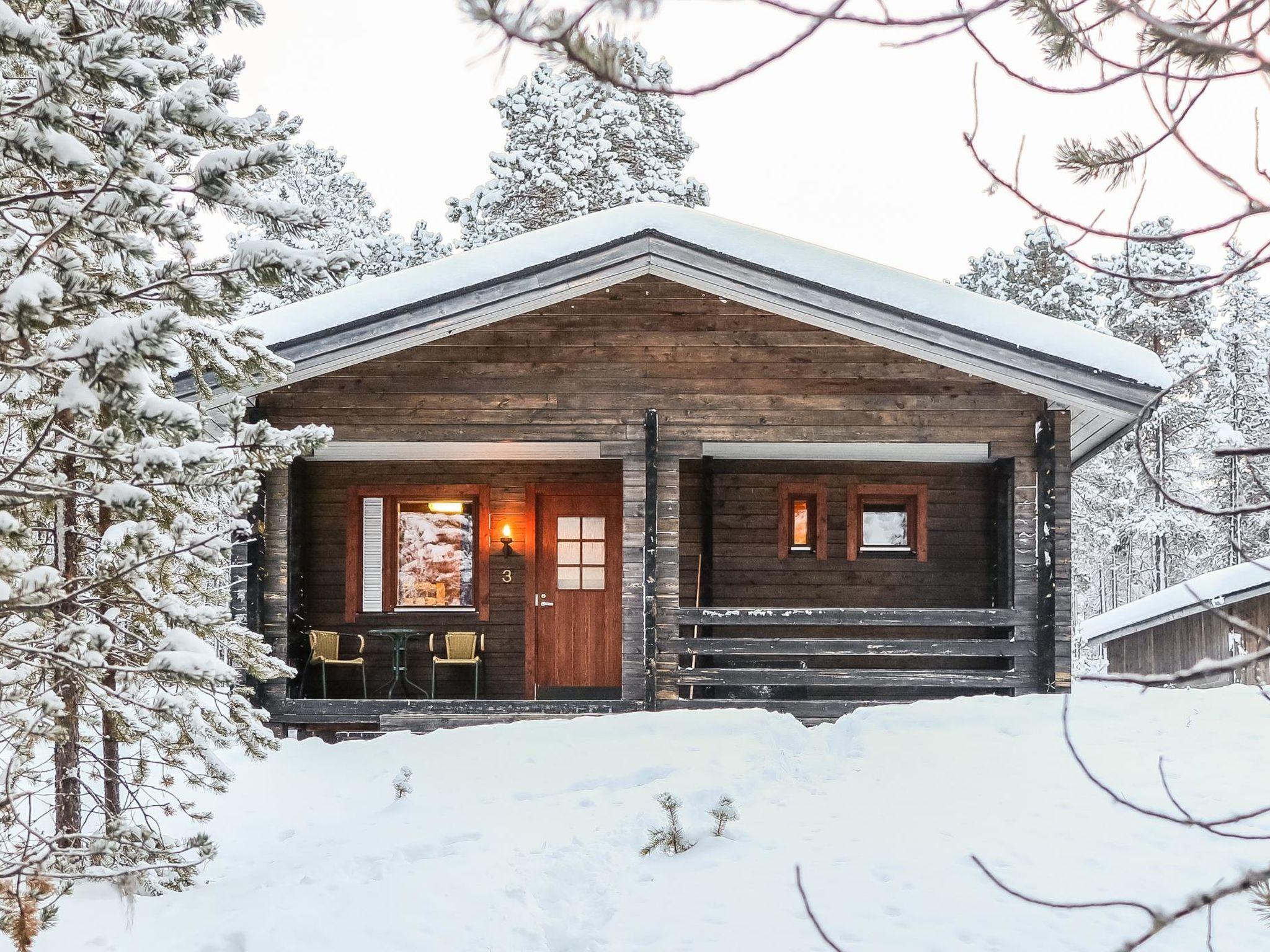 Foto 1 - Casa de 1 habitación en Inari con sauna y vistas a la montaña