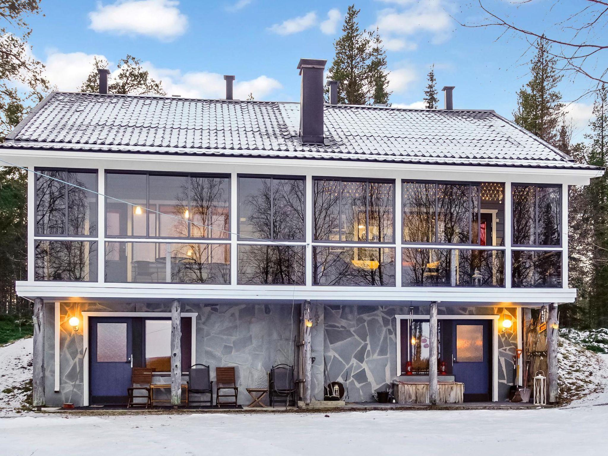 Foto 5 - Haus mit 1 Schlafzimmer in Muonio mit sauna und blick auf die berge