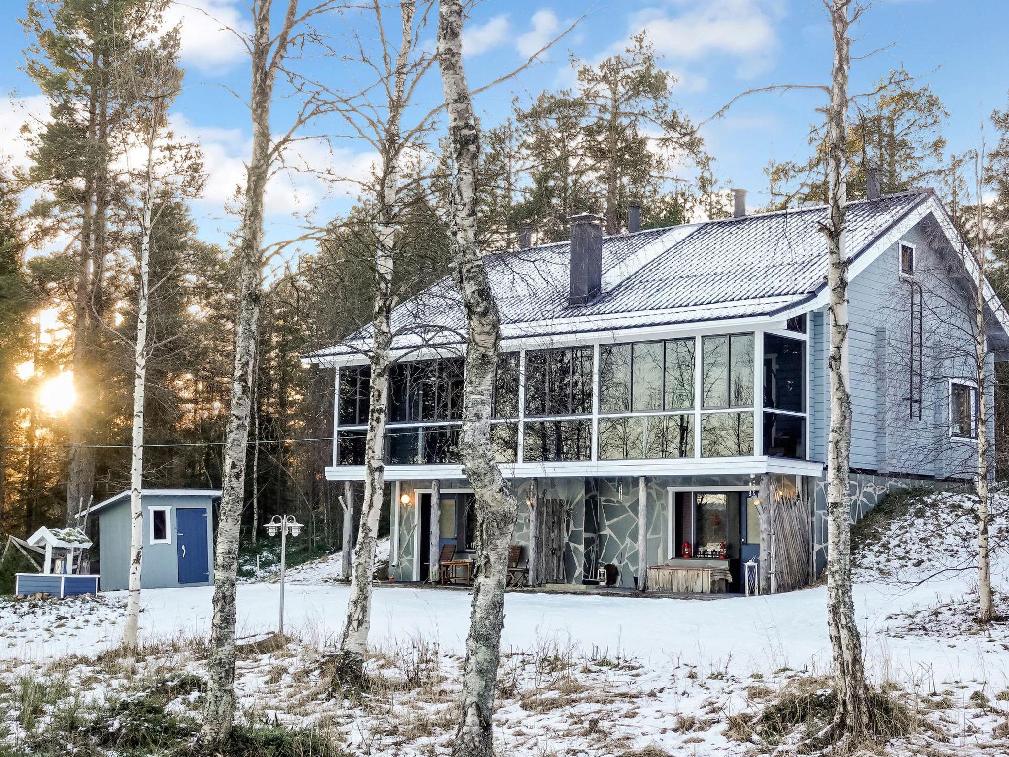 Foto 6 - Haus mit 1 Schlafzimmer in Muonio mit sauna und blick auf die berge