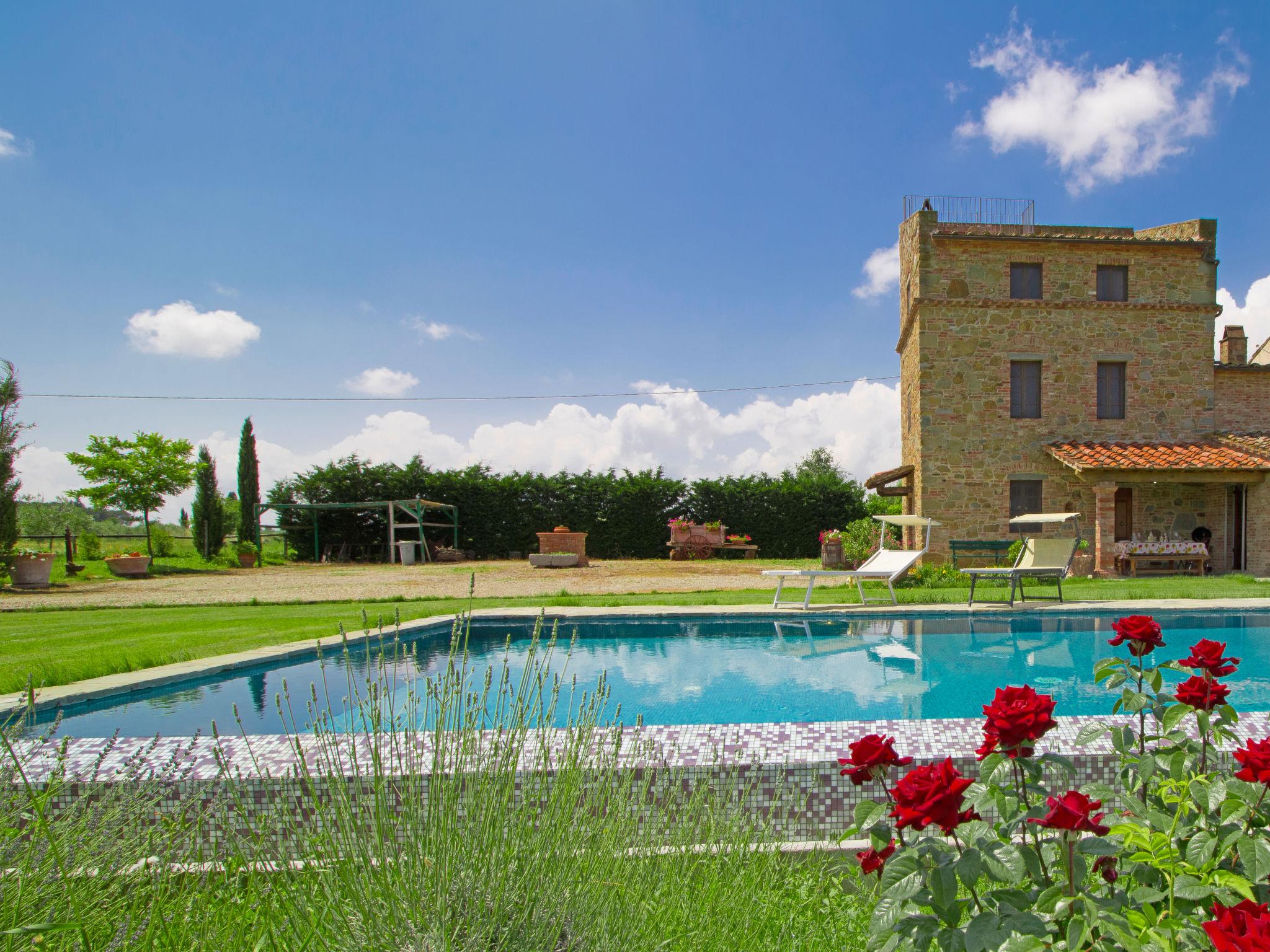 Foto 1 - Casa de 4 habitaciones en Cortona con piscina privada y sauna