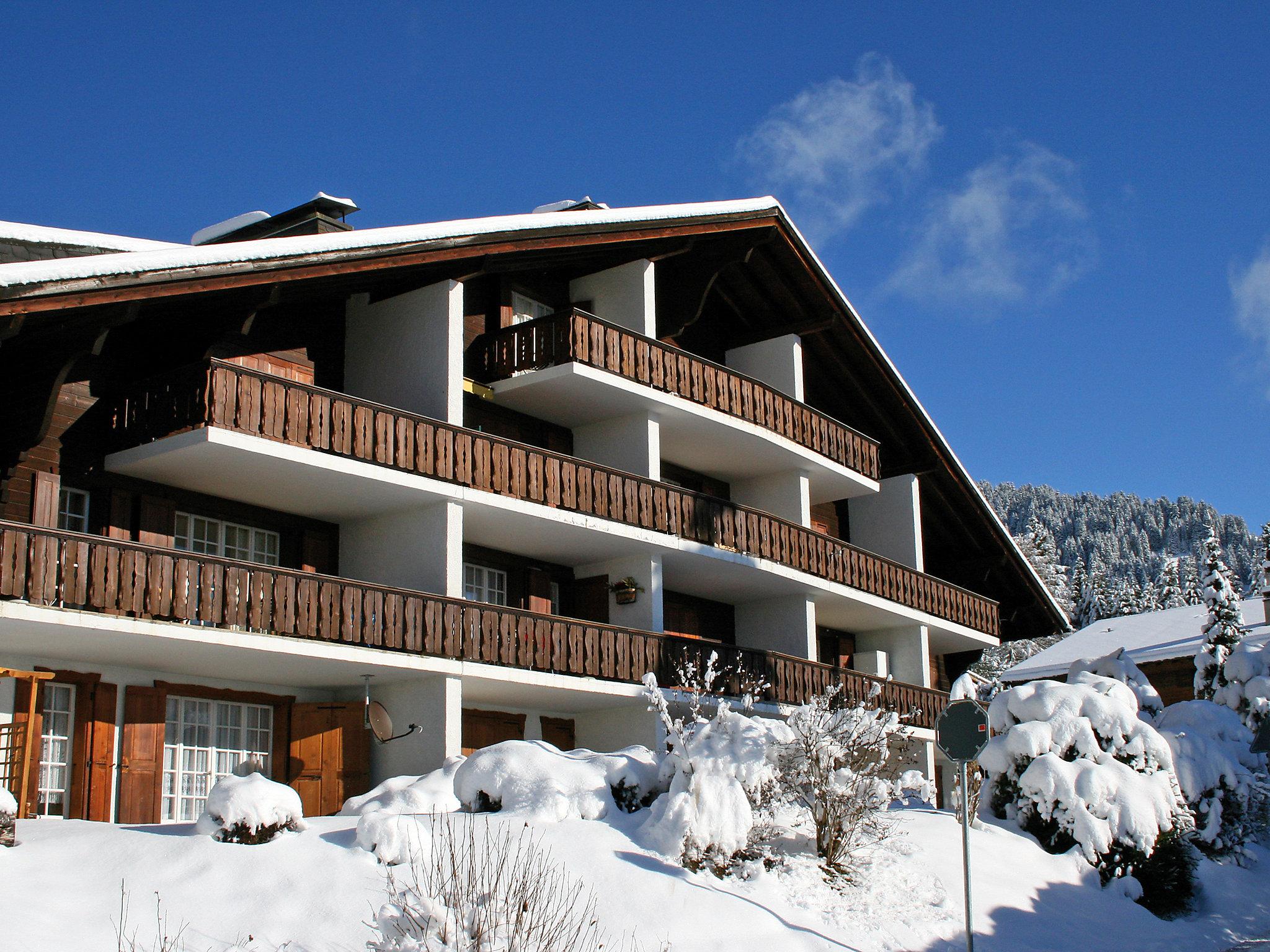 Foto 17 - Appartamento con 1 camera da letto a Ollon con vista sulle montagne