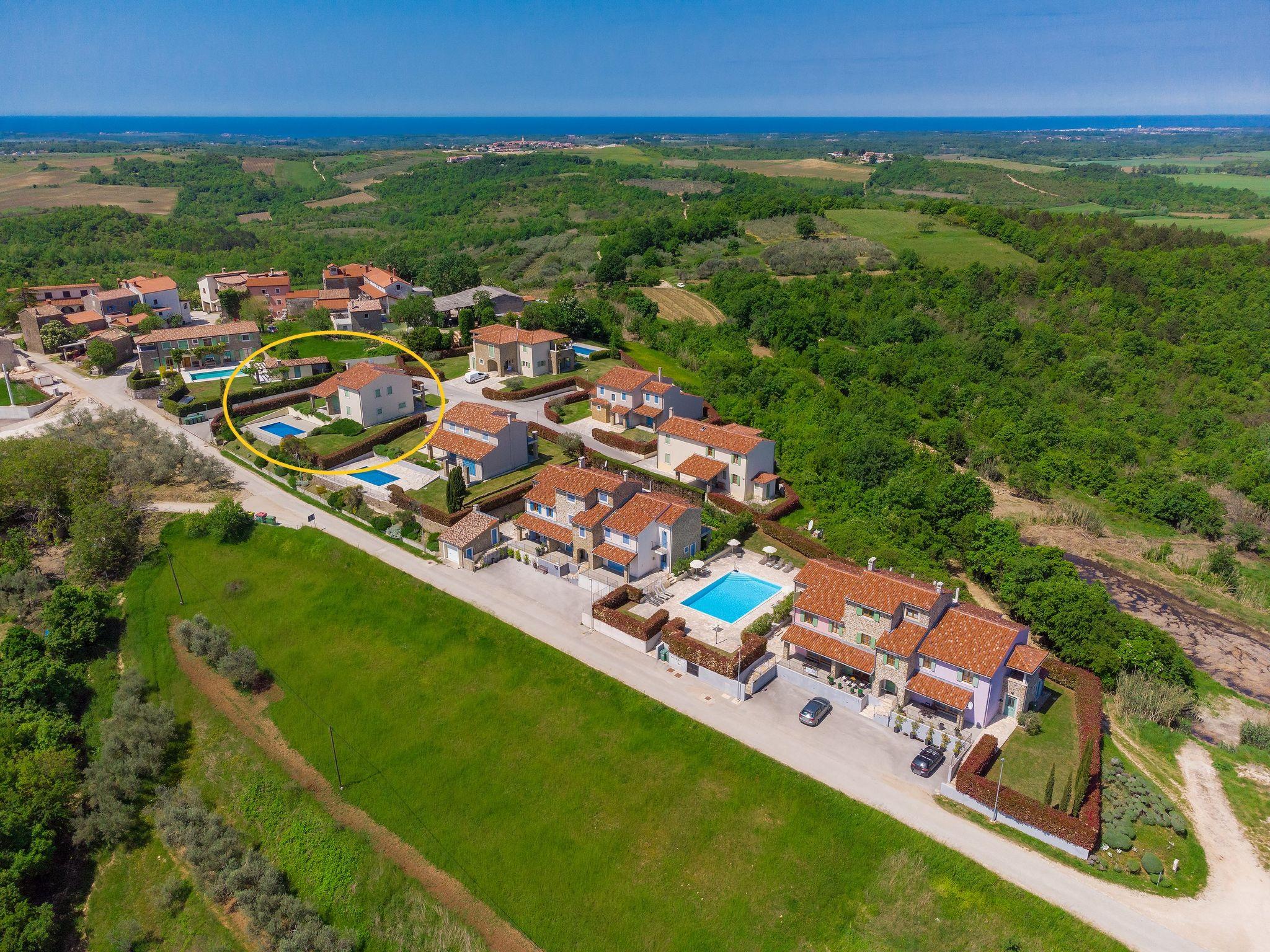 Foto 5 - Casa con 4 camere da letto a Buje con piscina privata e giardino