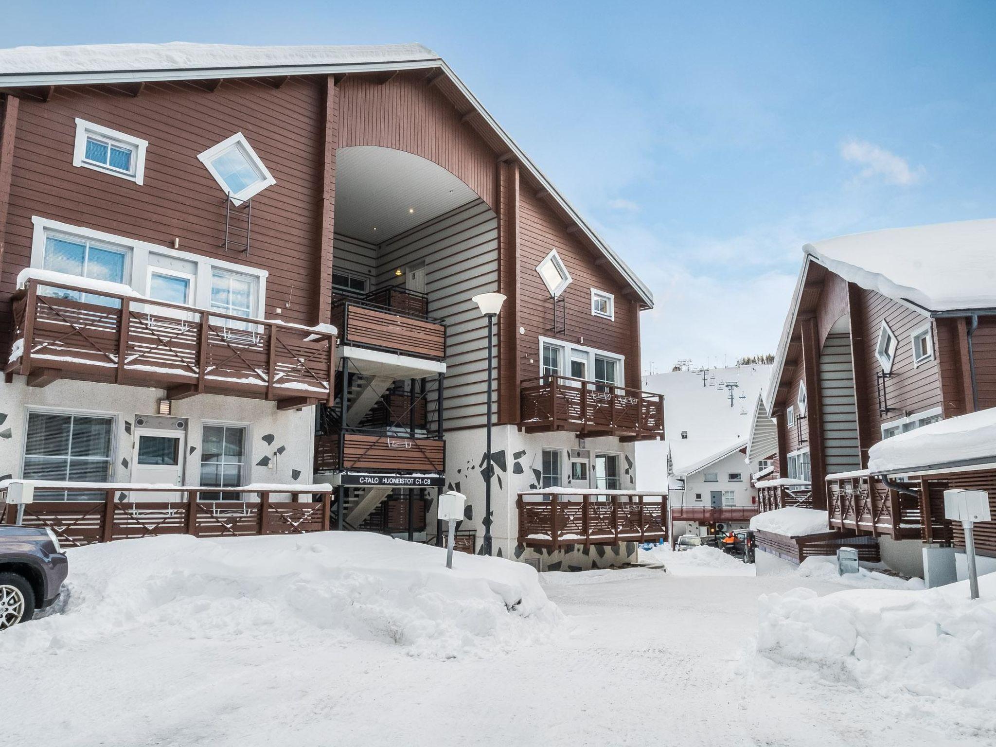 Foto 1 - Casa de 1 habitación en Kittilä con sauna y vistas a la montaña