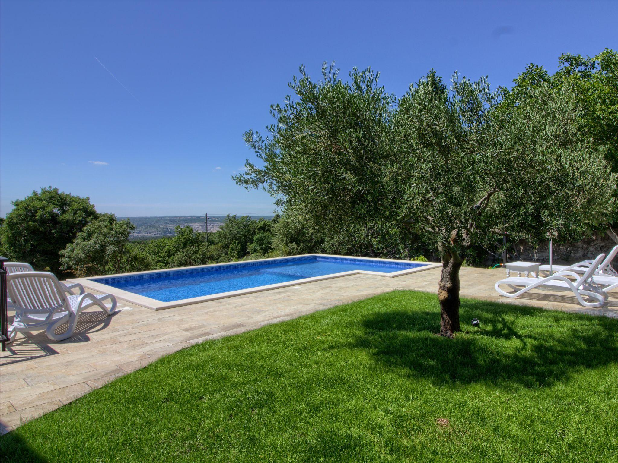 Foto 22 - Casa con 4 camere da letto a Raša con piscina privata e vista mare