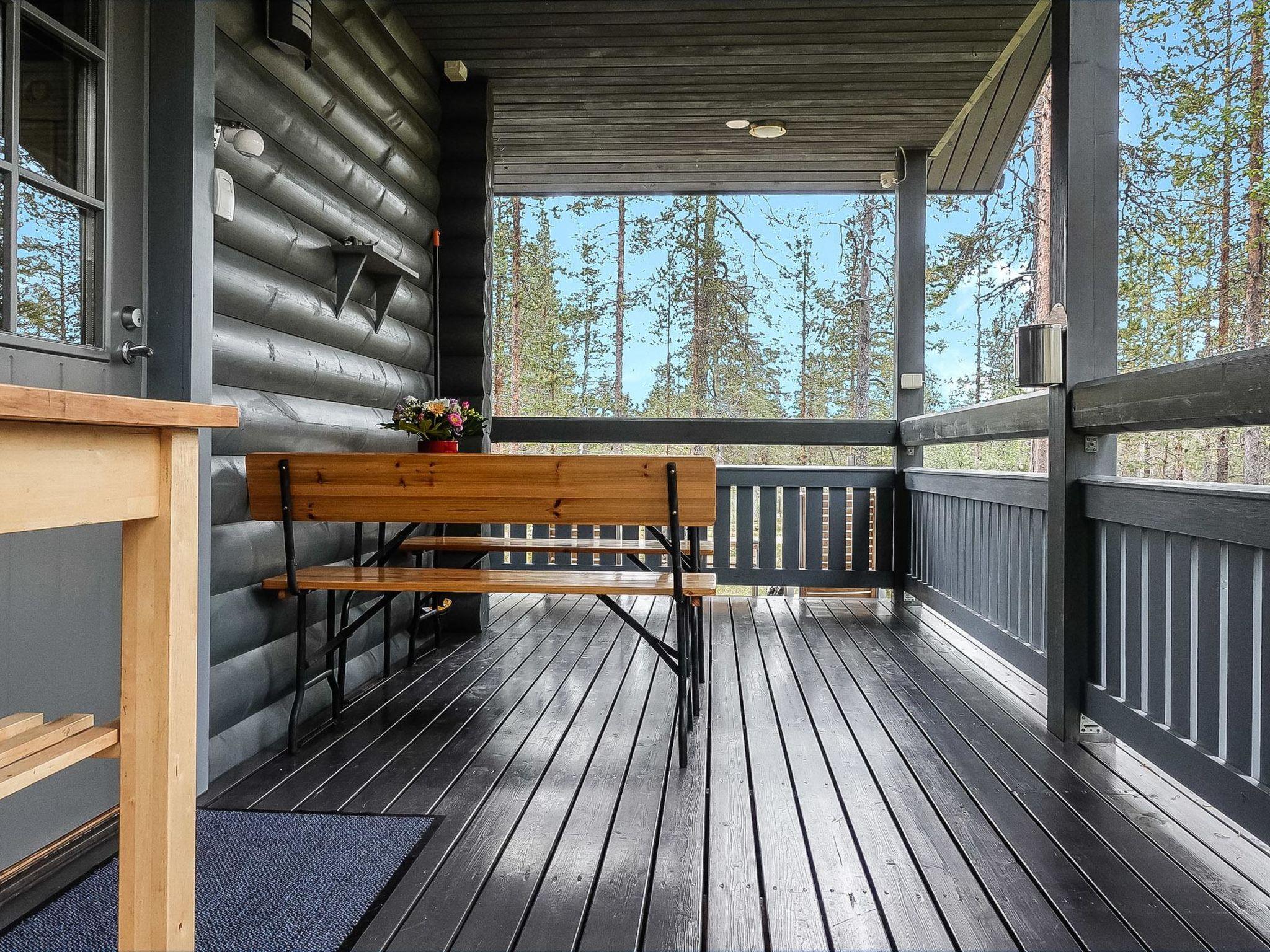 Foto 23 - Casa de 2 habitaciones en Sodankylä con sauna y vistas a la montaña