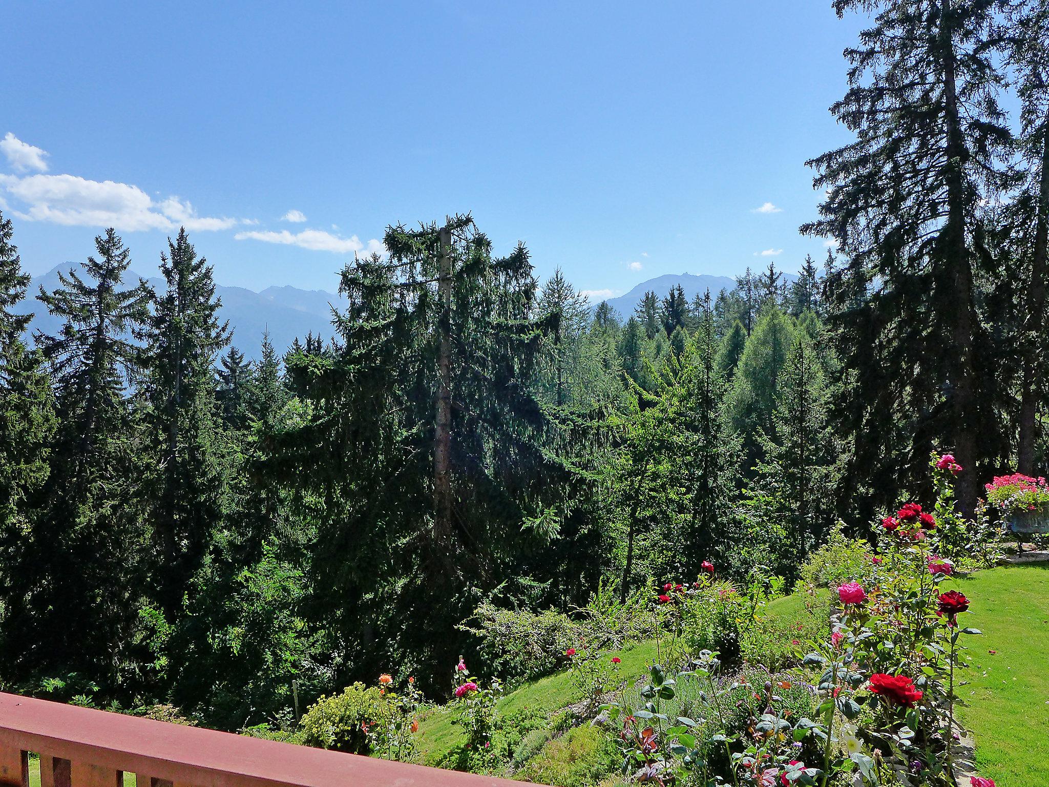 Foto 5 - Apartment in Crans-Montana mit blick auf die berge