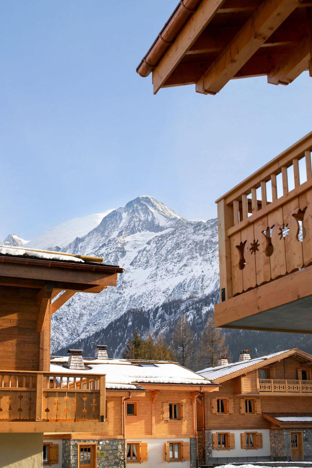 Photo 2 - Appartement de 2 chambres à Les Houches avec piscine et vues sur la montagne