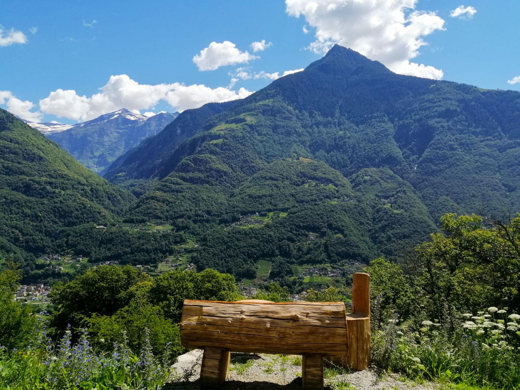 Photo 17 - Maison de 1 chambre à Serravalle avec jardin et vues sur la montagne