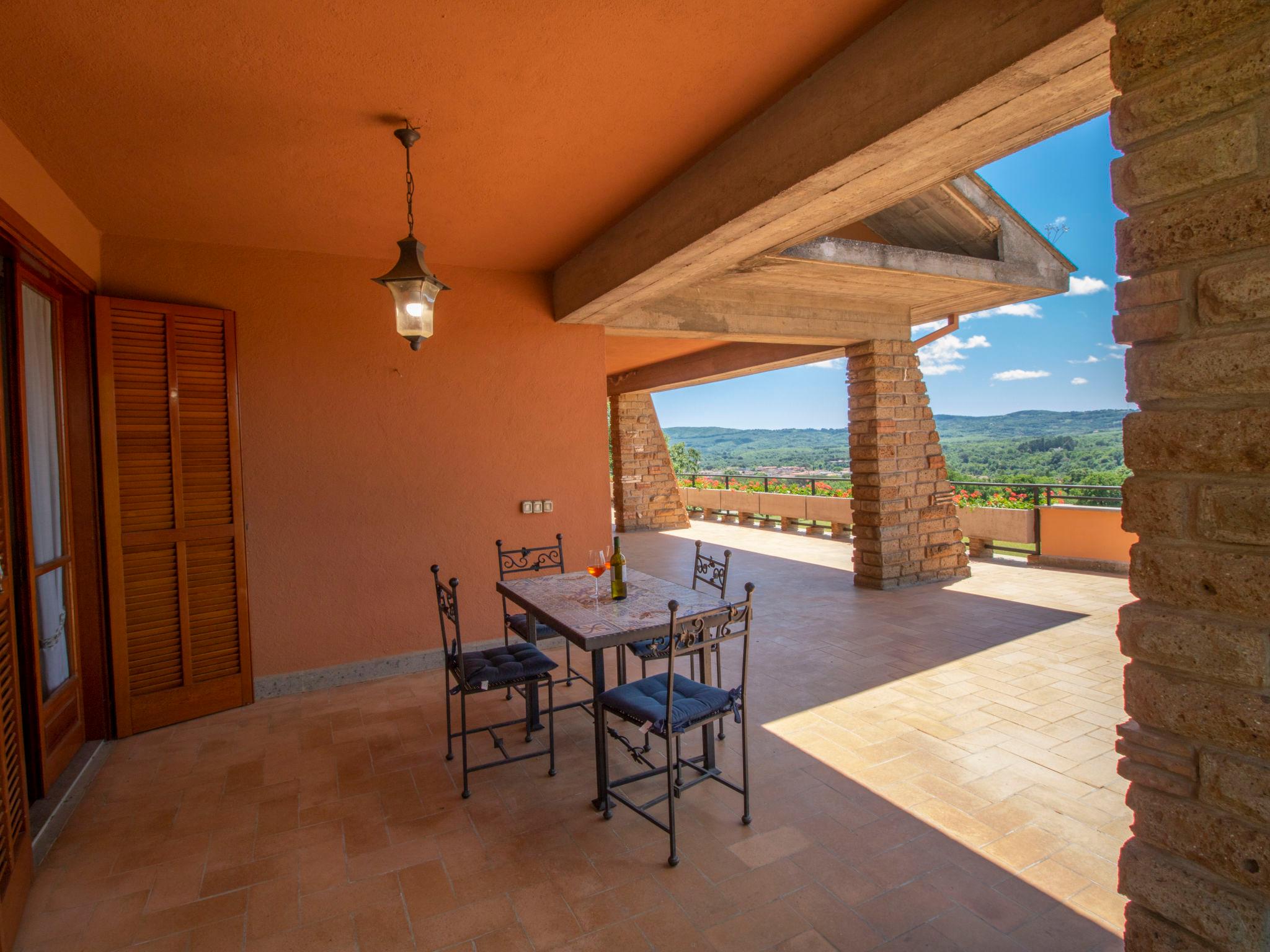 Foto 3 - Casa de 6 habitaciones en Sutri con piscina privada y vistas a la montaña