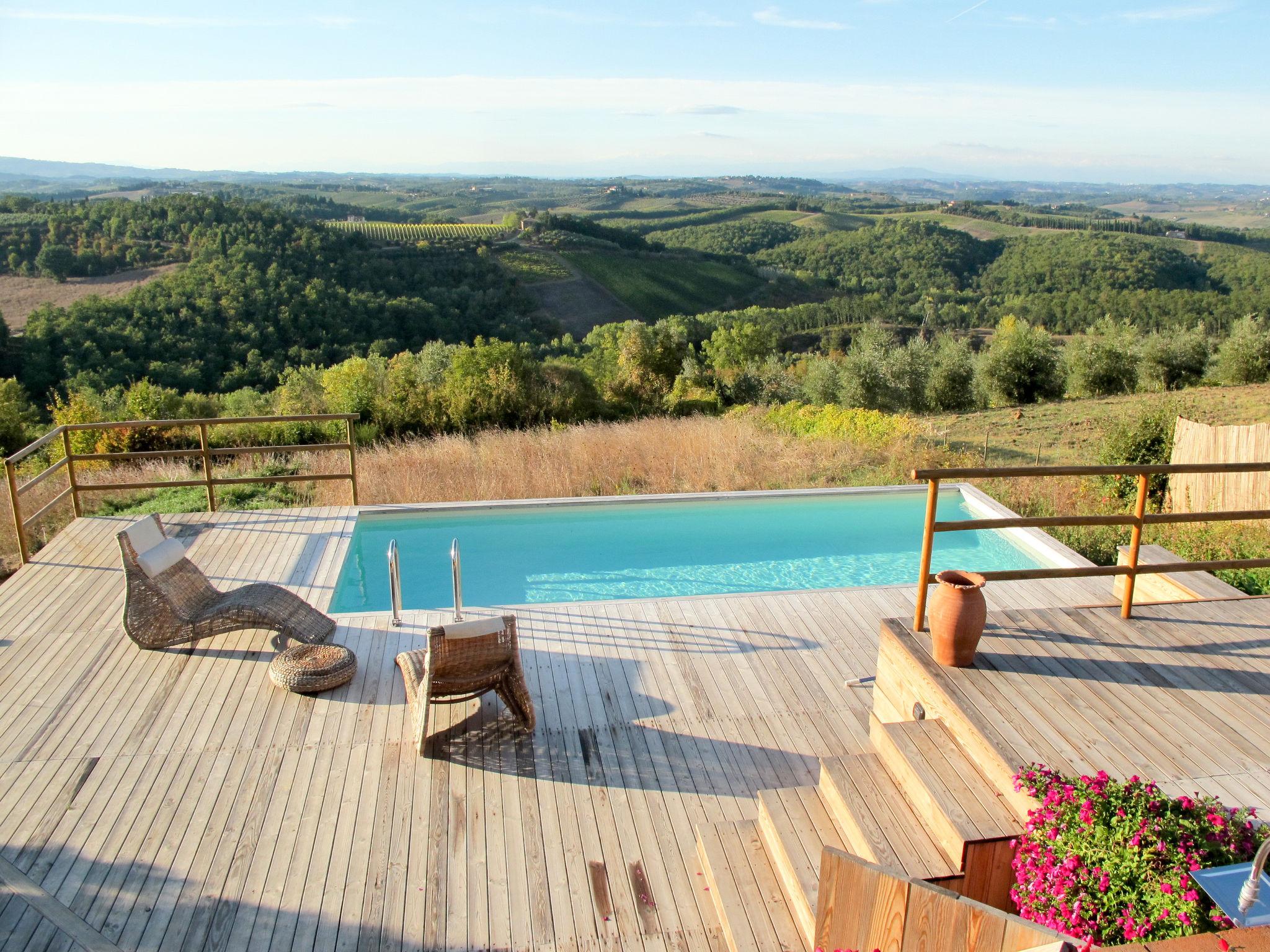 Foto 2 - Casa de 4 habitaciones en San Gimignano con piscina privada y jardín