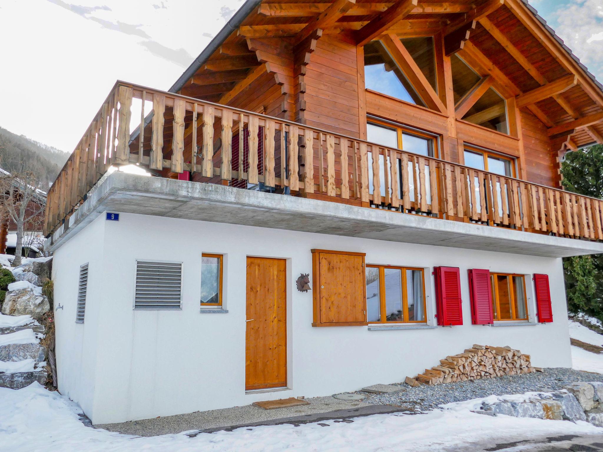 Foto 8 - Casa de 3 quartos em Nendaz com jardim e vista para a montanha