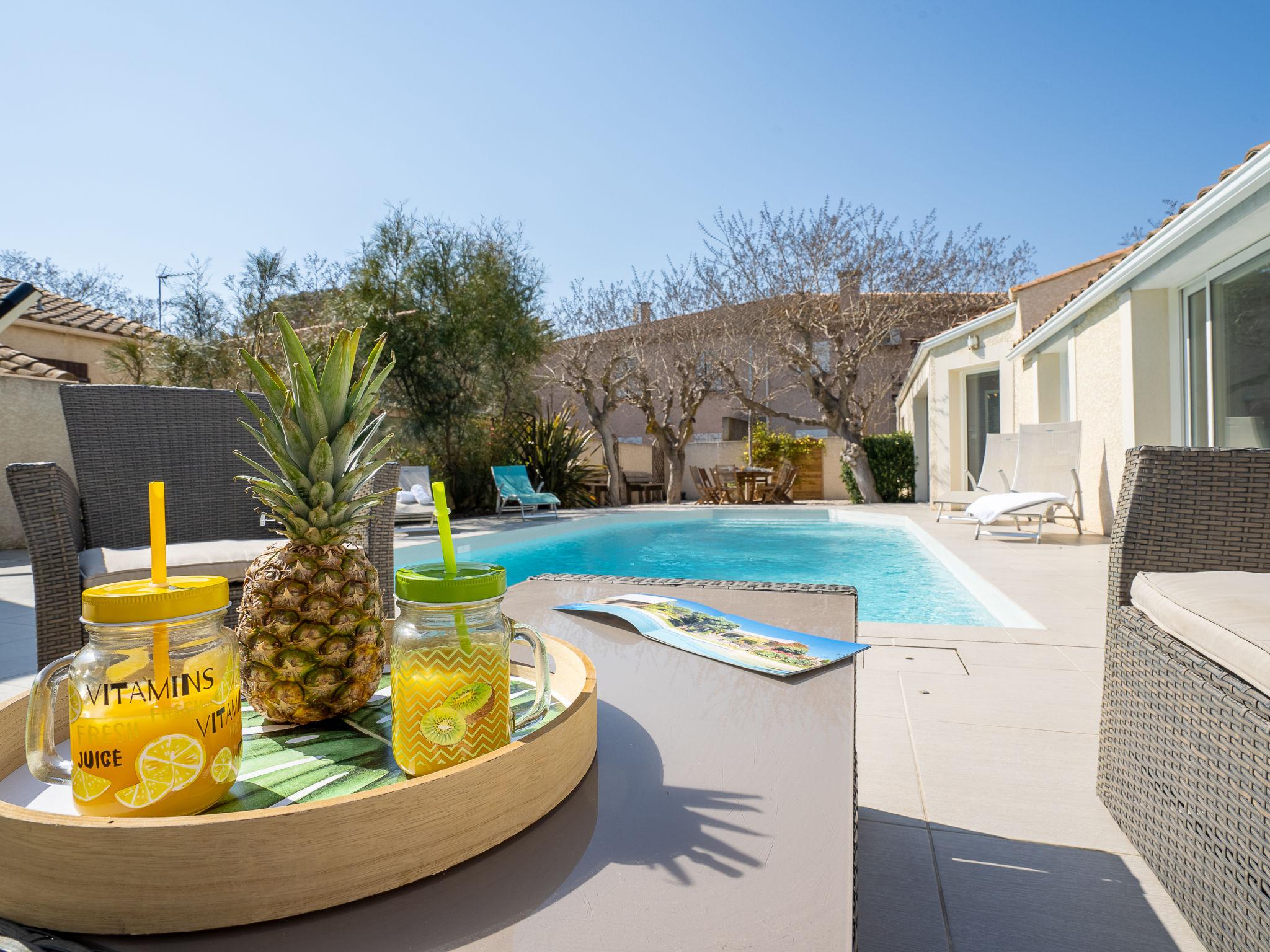 Foto 29 - Casa de 5 quartos em Agde com piscina privada e vistas do mar