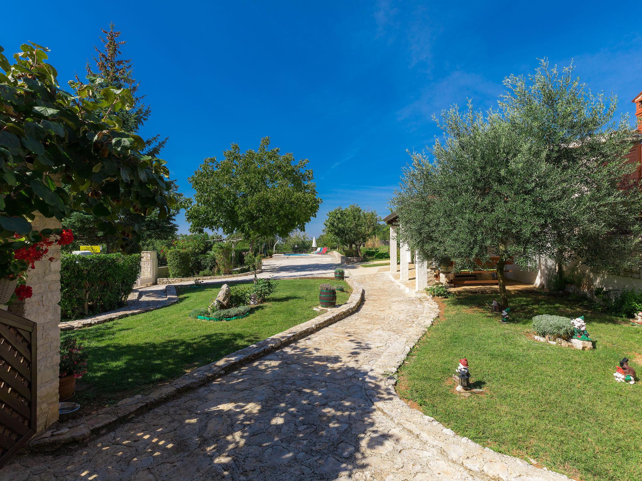 Foto 34 - Casa con 2 camere da letto a Žminj con piscina privata e giardino