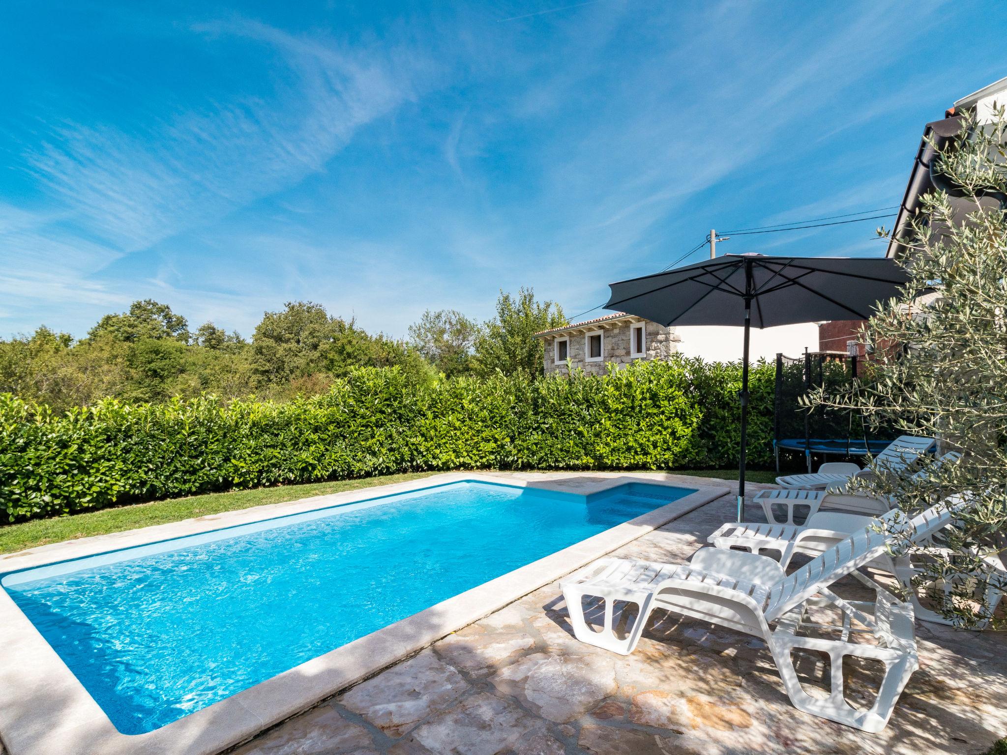 Foto 22 - Casa de 2 habitaciones en Pićan con piscina privada y terraza