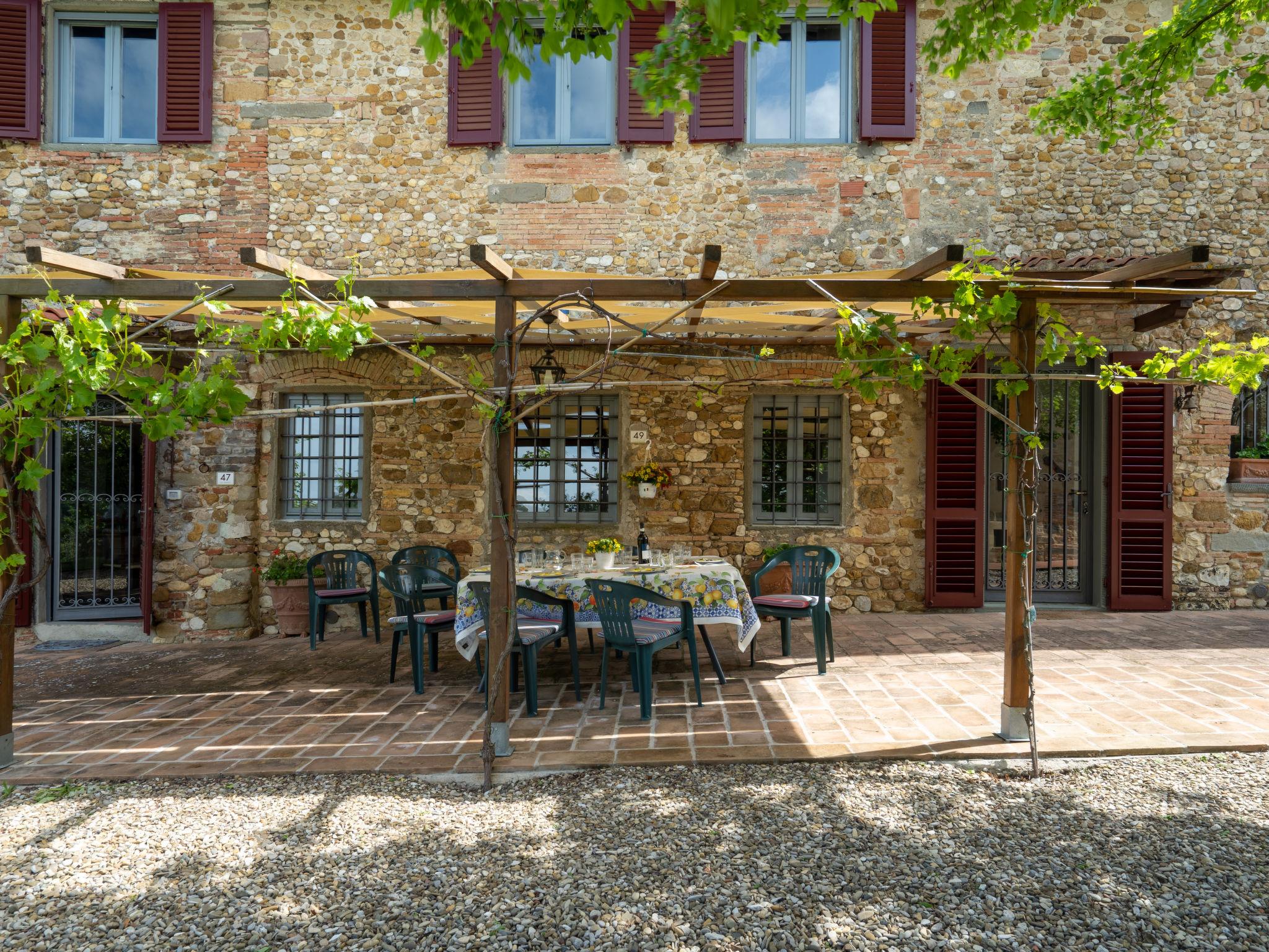 Foto 4 - Haus mit 4 Schlafzimmern in San Casciano in Val di Pesa mit privater pool und garten