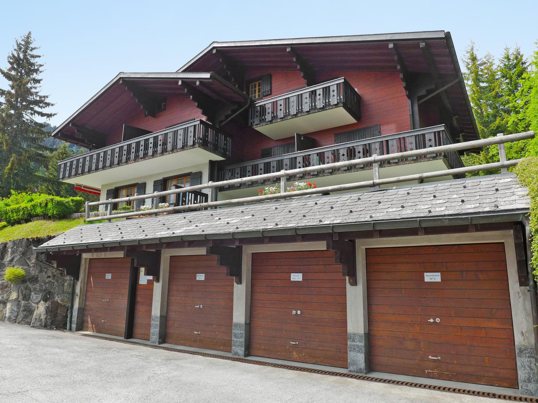 Foto 30 - Apartamento de 2 quartos em Ollon com terraço e vista para a montanha