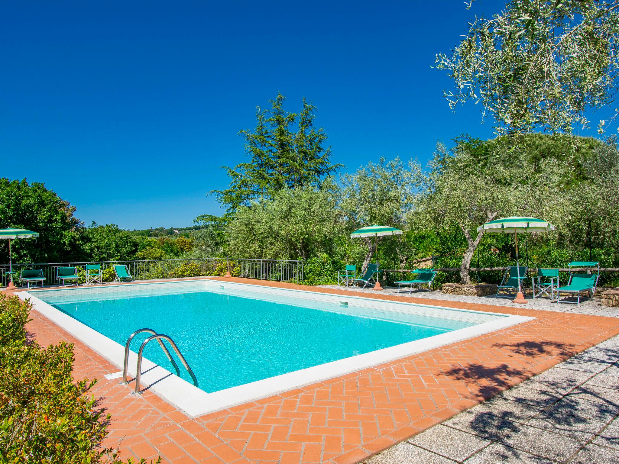 Photo 3 - Appartement de 2 chambres à Casale Marittimo avec piscine et vues à la mer