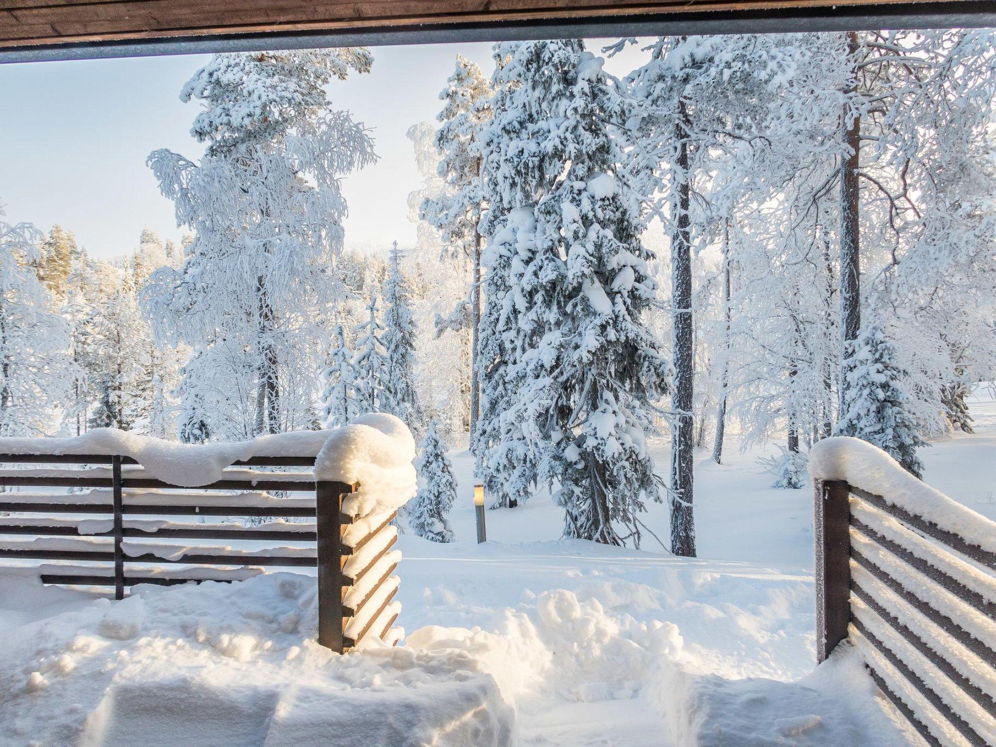 Foto 17 - Haus mit 1 Schlafzimmer in Kuusamo mit sauna und blick auf die berge