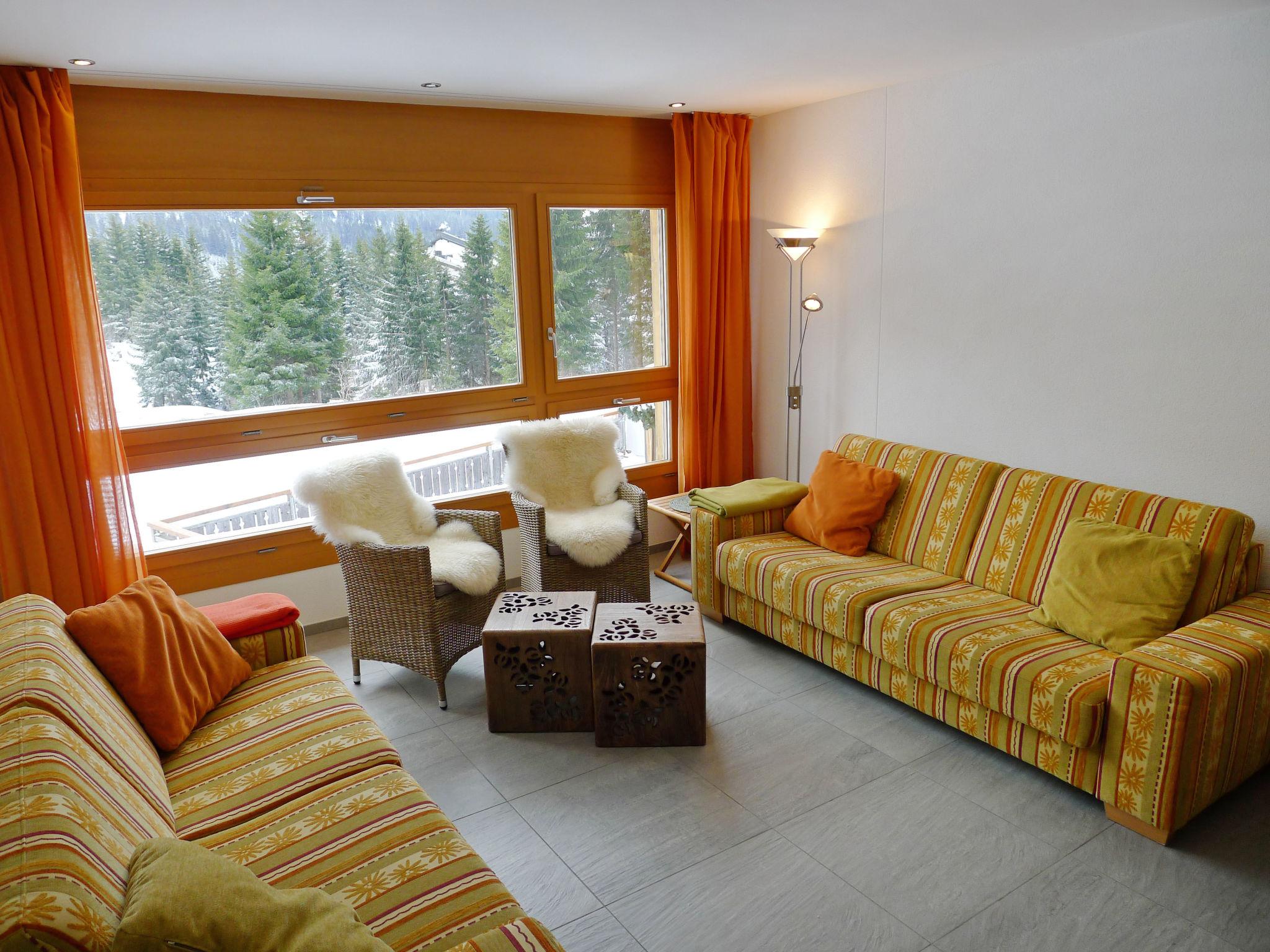 Foto 6 - Apartment mit 1 Schlafzimmer in Vaz/Obervaz mit blick auf die berge