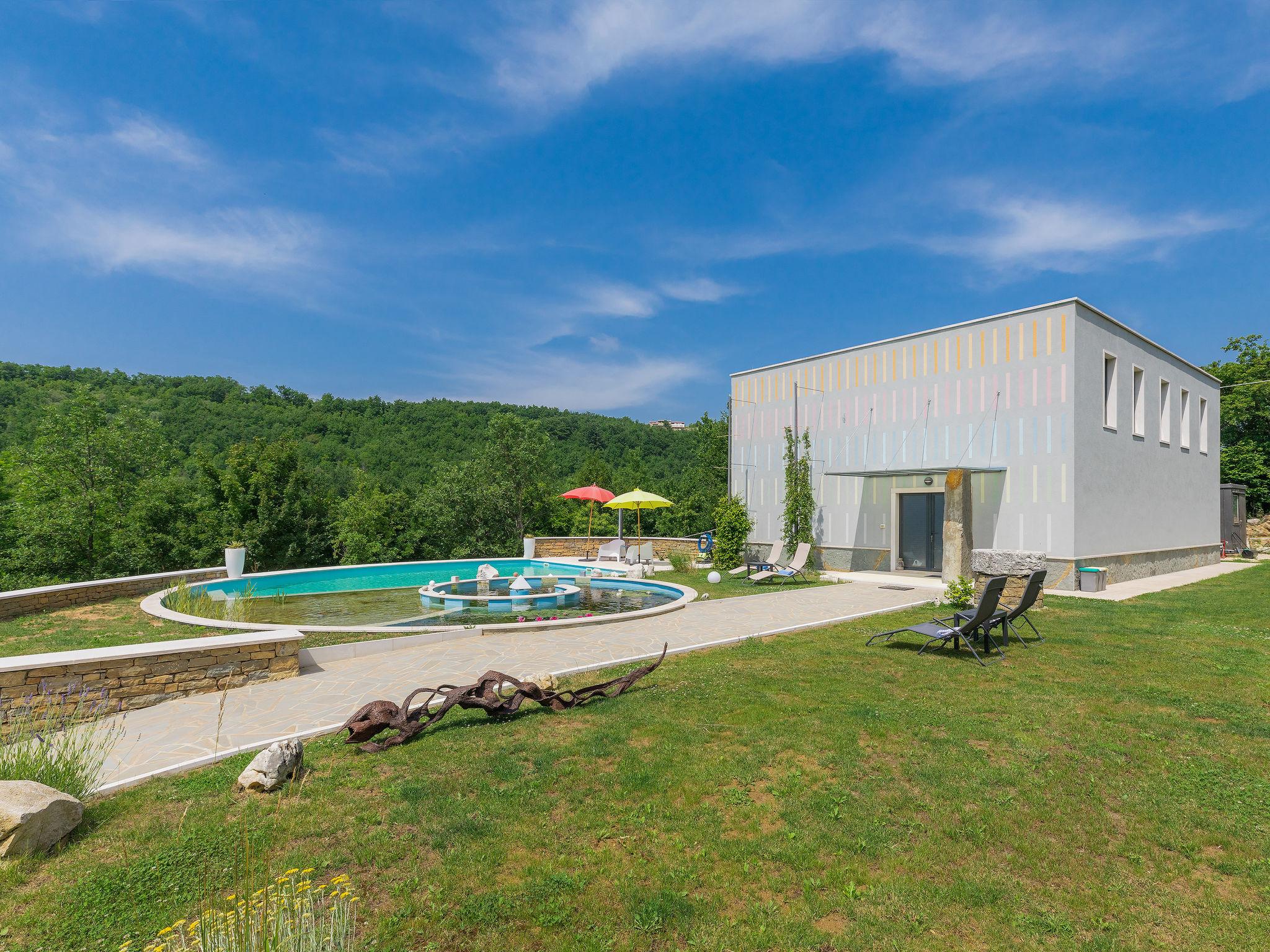 Foto 6 - Casa con 3 camere da letto a Buje con piscina privata e giardino