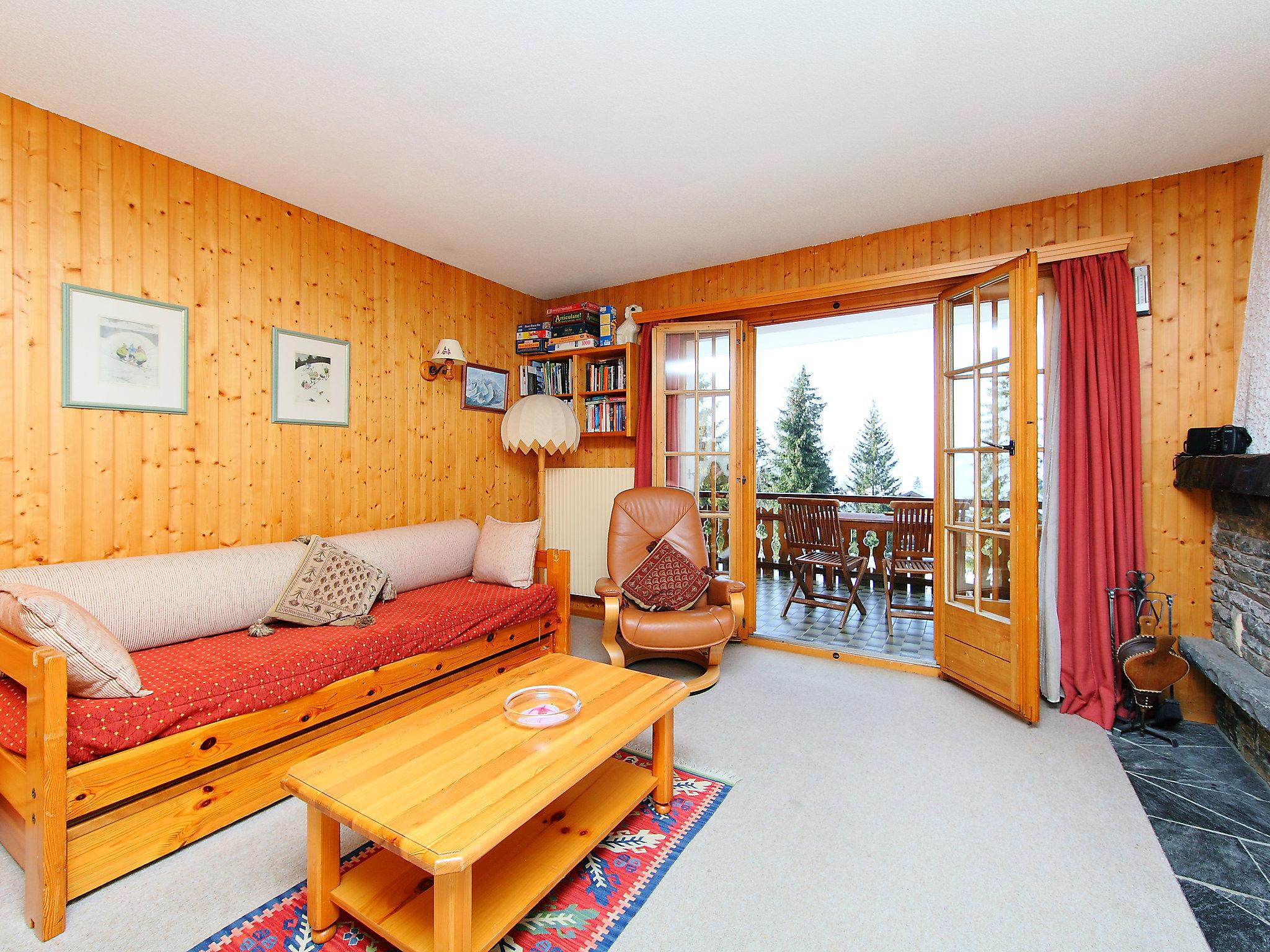 Foto 7 - Appartamento con 1 camera da letto a Ollon con sauna e vista sulle montagne