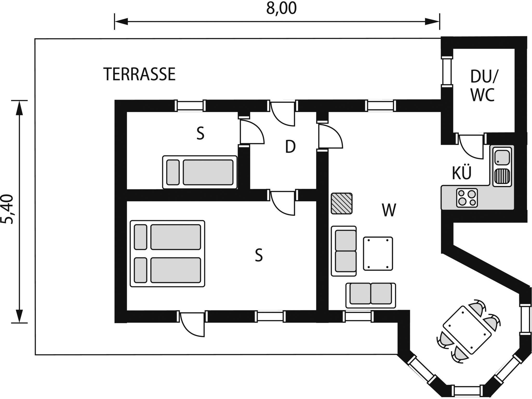 Foto 12 - Apartamento de 2 habitaciones en Balestrand con jardín y terraza