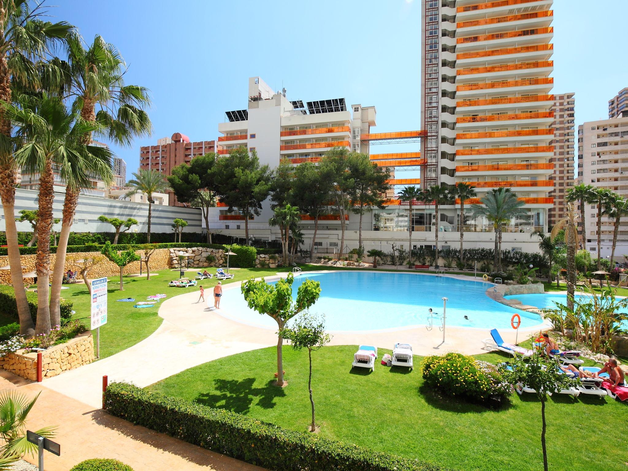 Foto 19 - Apartamento de 1 quarto em Benidorm com piscina e jardim