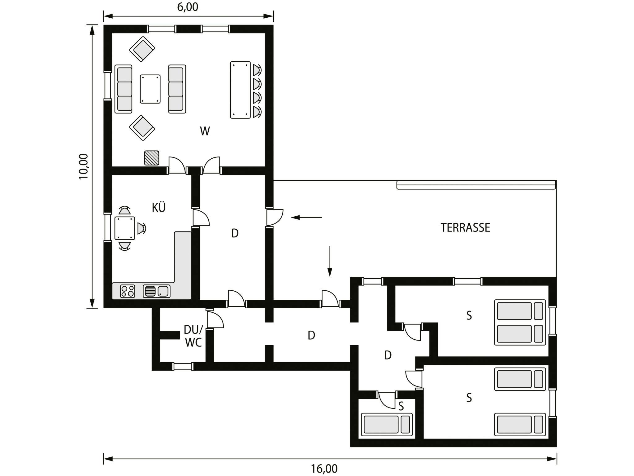 Foto 13 - Casa con 3 camere da letto a Olden con terrazza