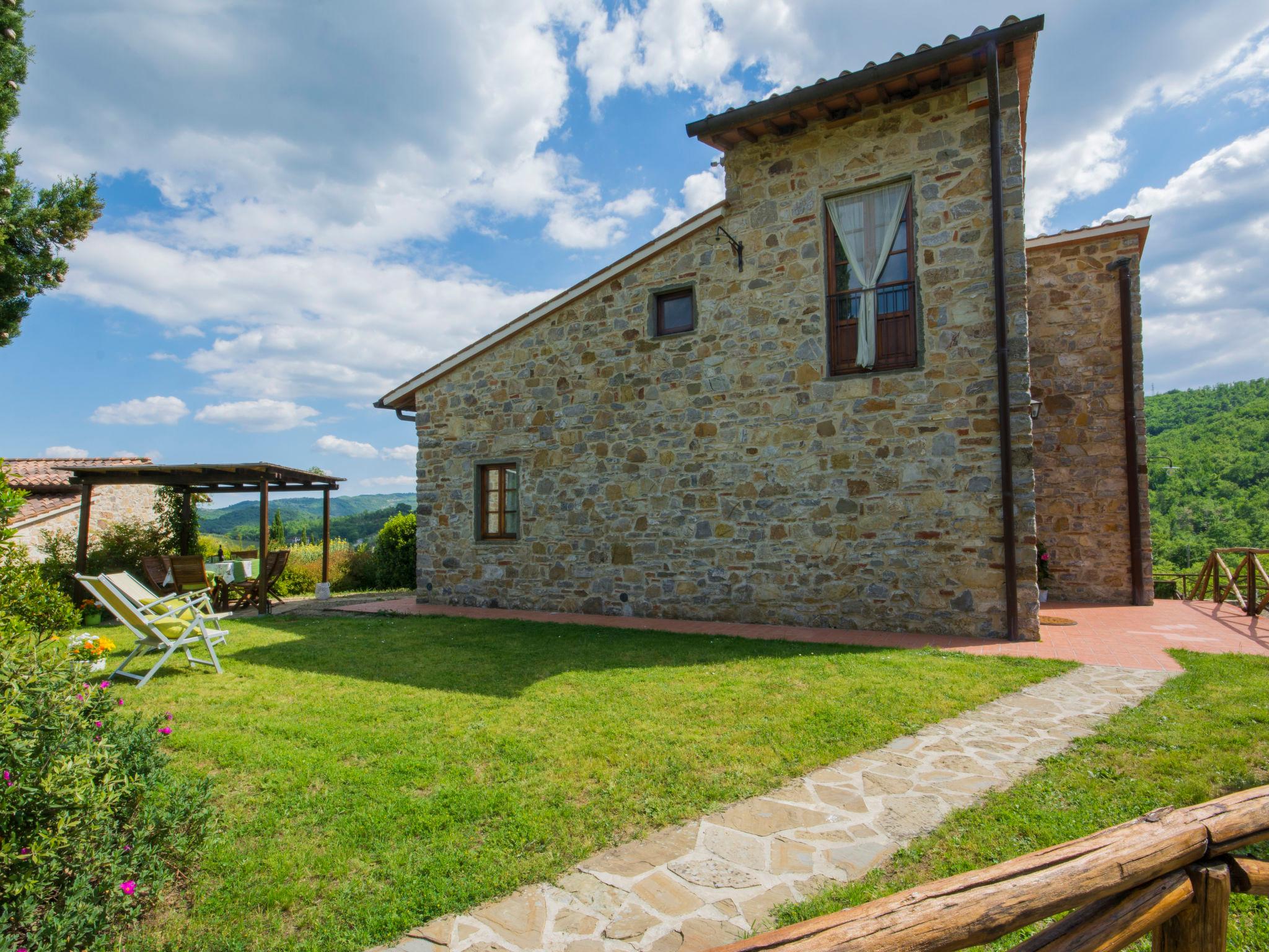 Foto 6 - Casa de 3 habitaciones en Greve in Chianti con piscina y jardín