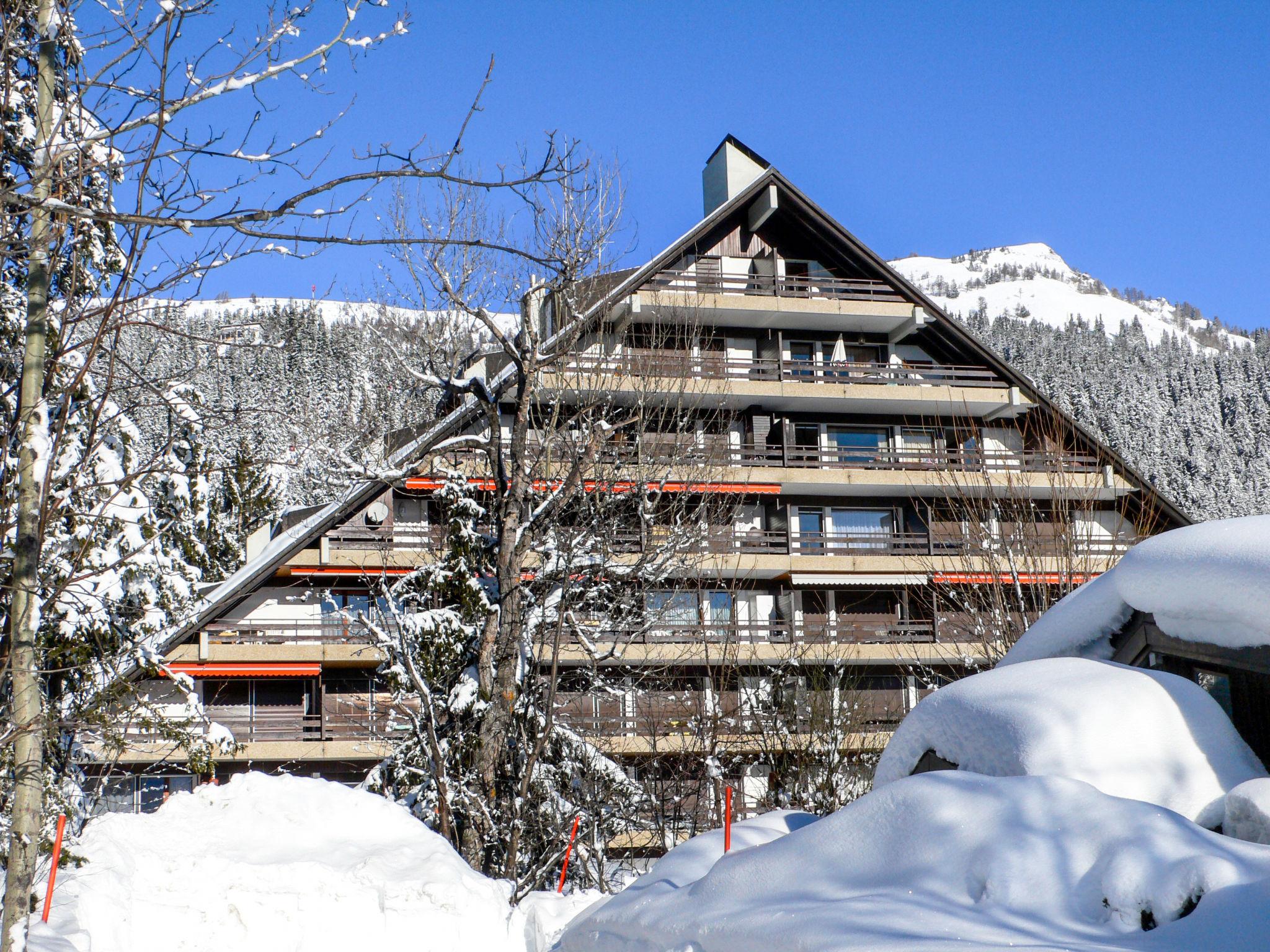 Foto 24 - Apartment mit 1 Schlafzimmer in Crans-Montana mit blick auf die berge