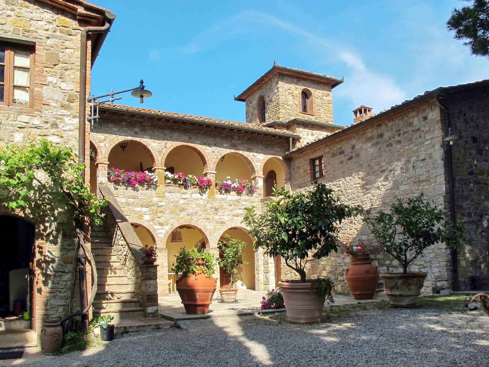 Foto 17 - Appartamento con 1 camera da letto a Castellina in Chianti con piscina e giardino