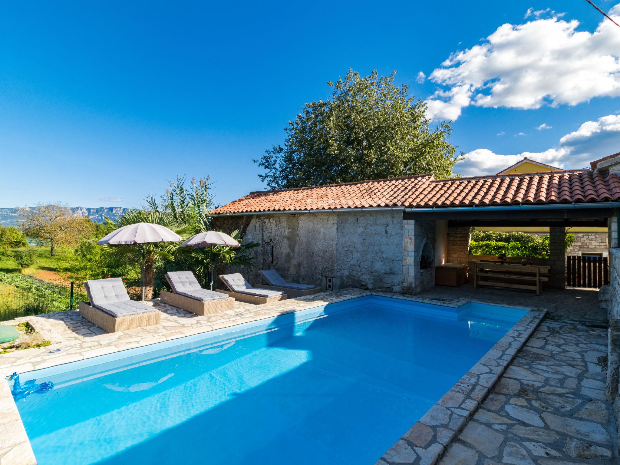 Photo 1 - Maison de 2 chambres à Pićan avec piscine privée et jardin