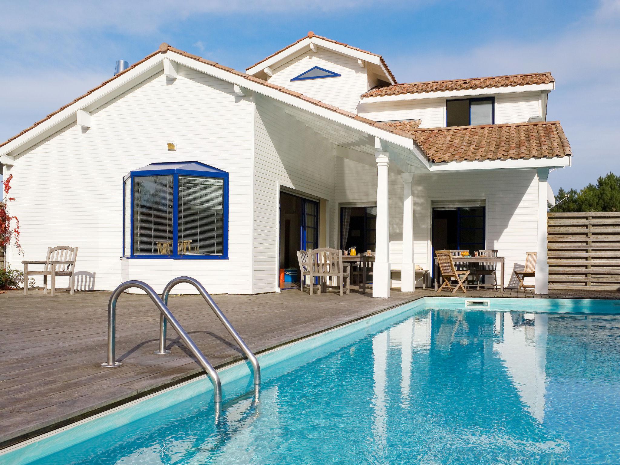 Foto 1 - Casa con 4 camere da letto a Moliets-et-Maa con piscina privata e vista mare