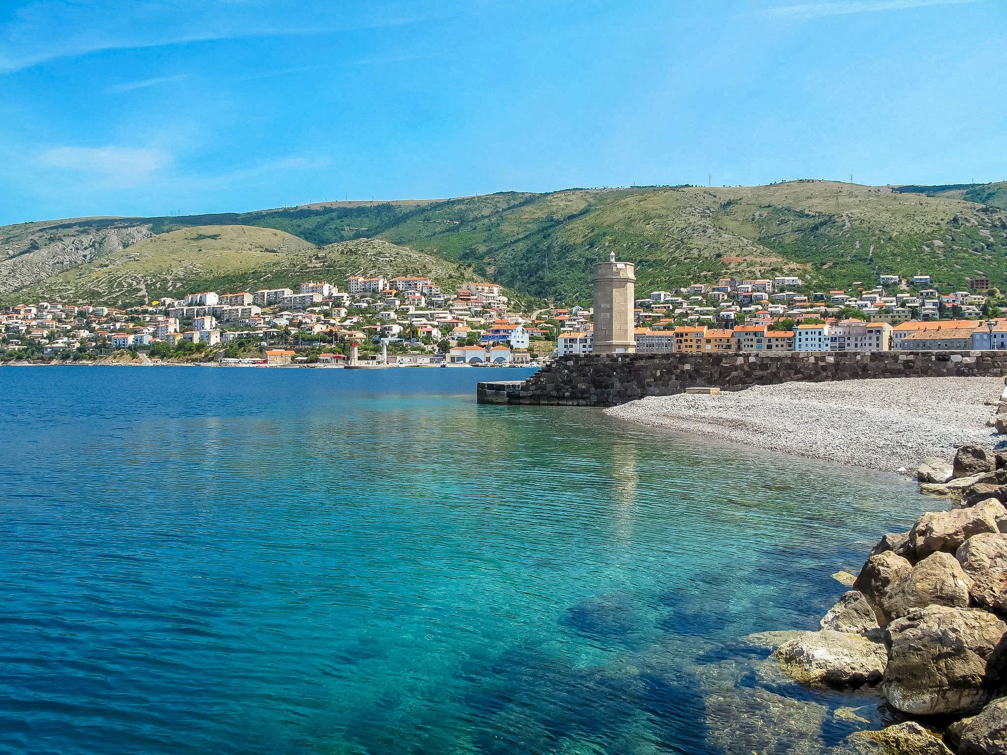 Foto 43 - Casa de 2 quartos em Senj com piscina e vistas do mar