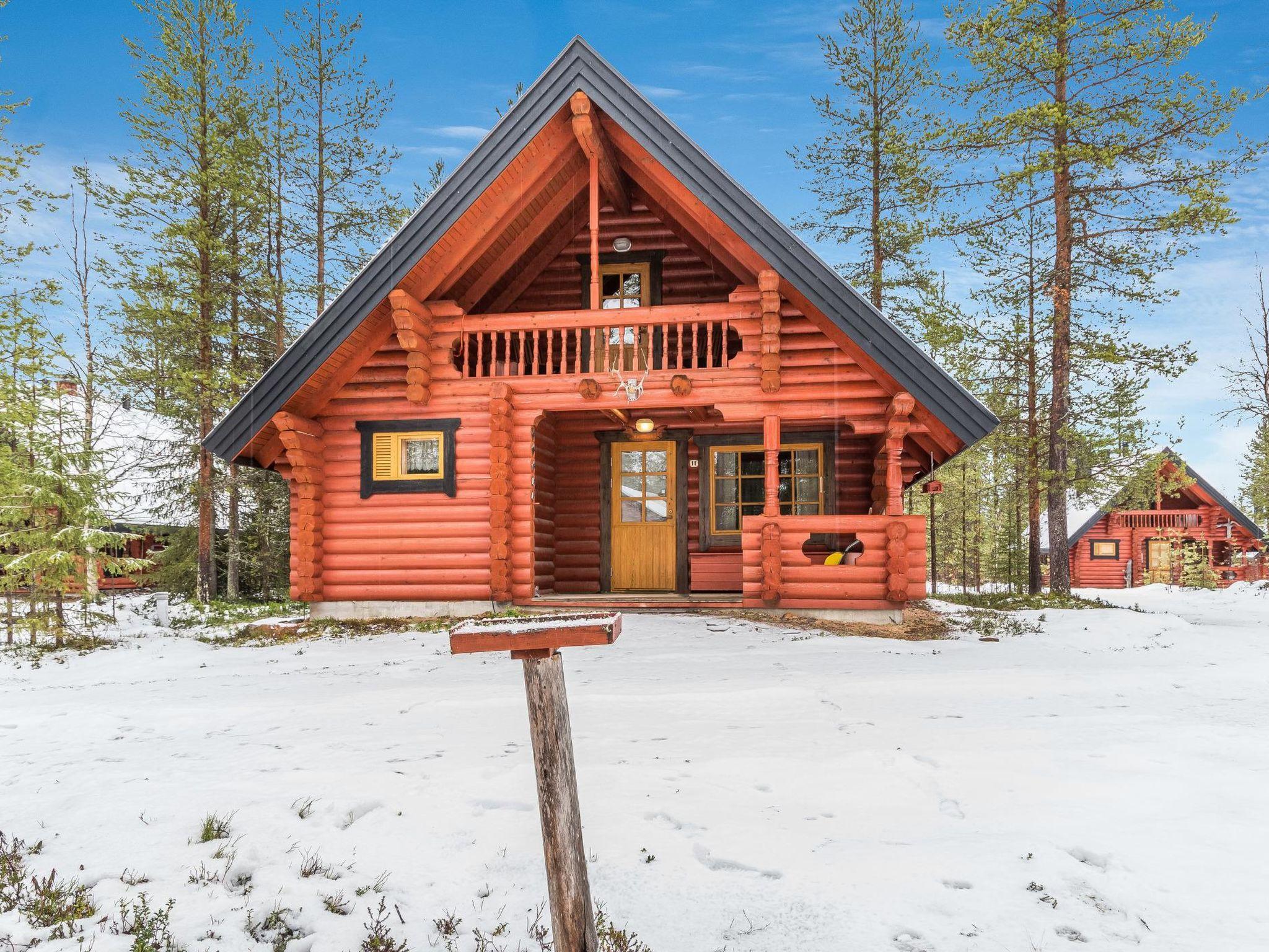 Foto 2 - Haus mit 1 Schlafzimmer in Kittilä mit sauna und blick auf die berge