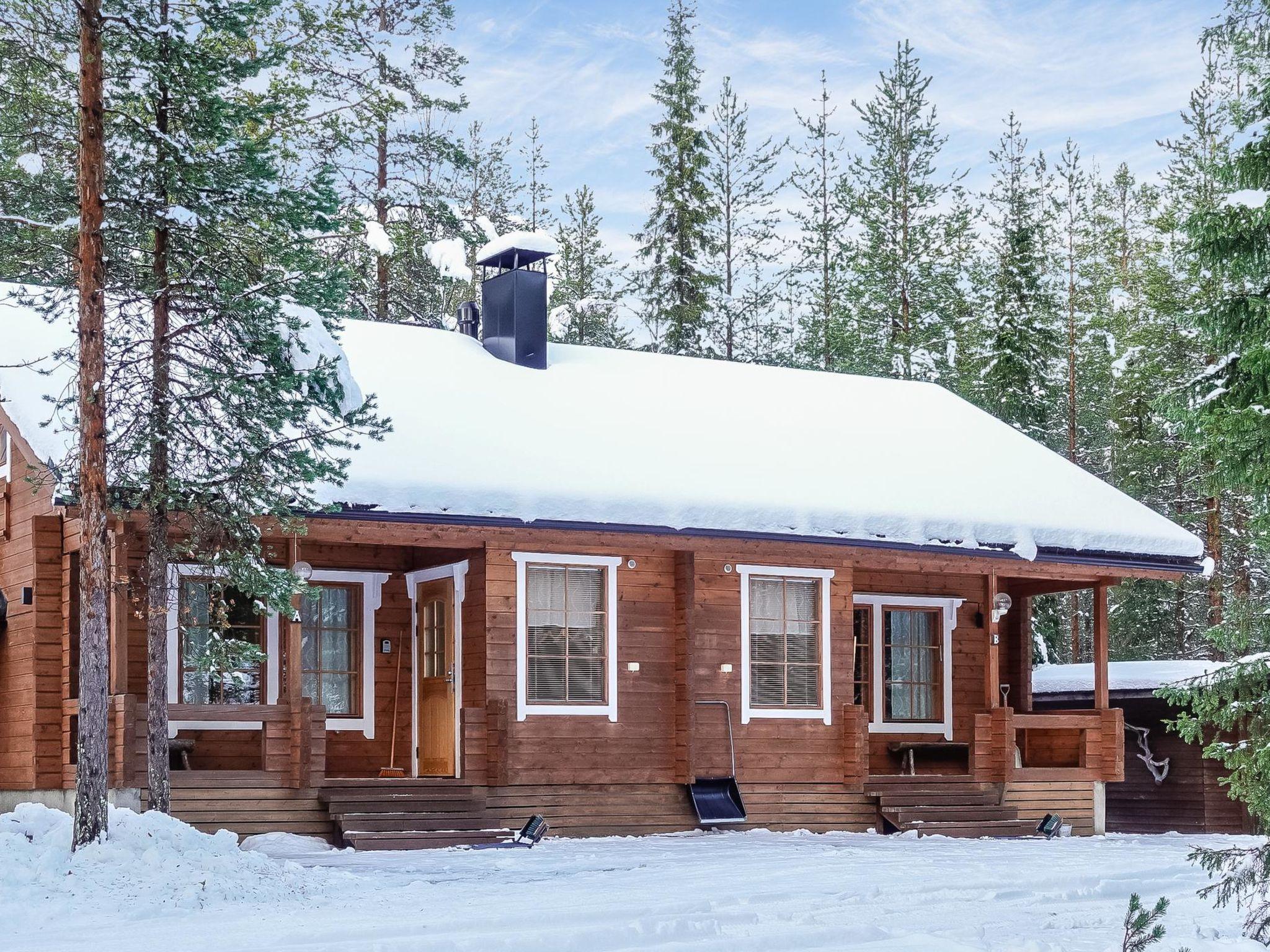 Foto 1 - Casa de 2 habitaciones en Kittilä con sauna y vistas a la montaña