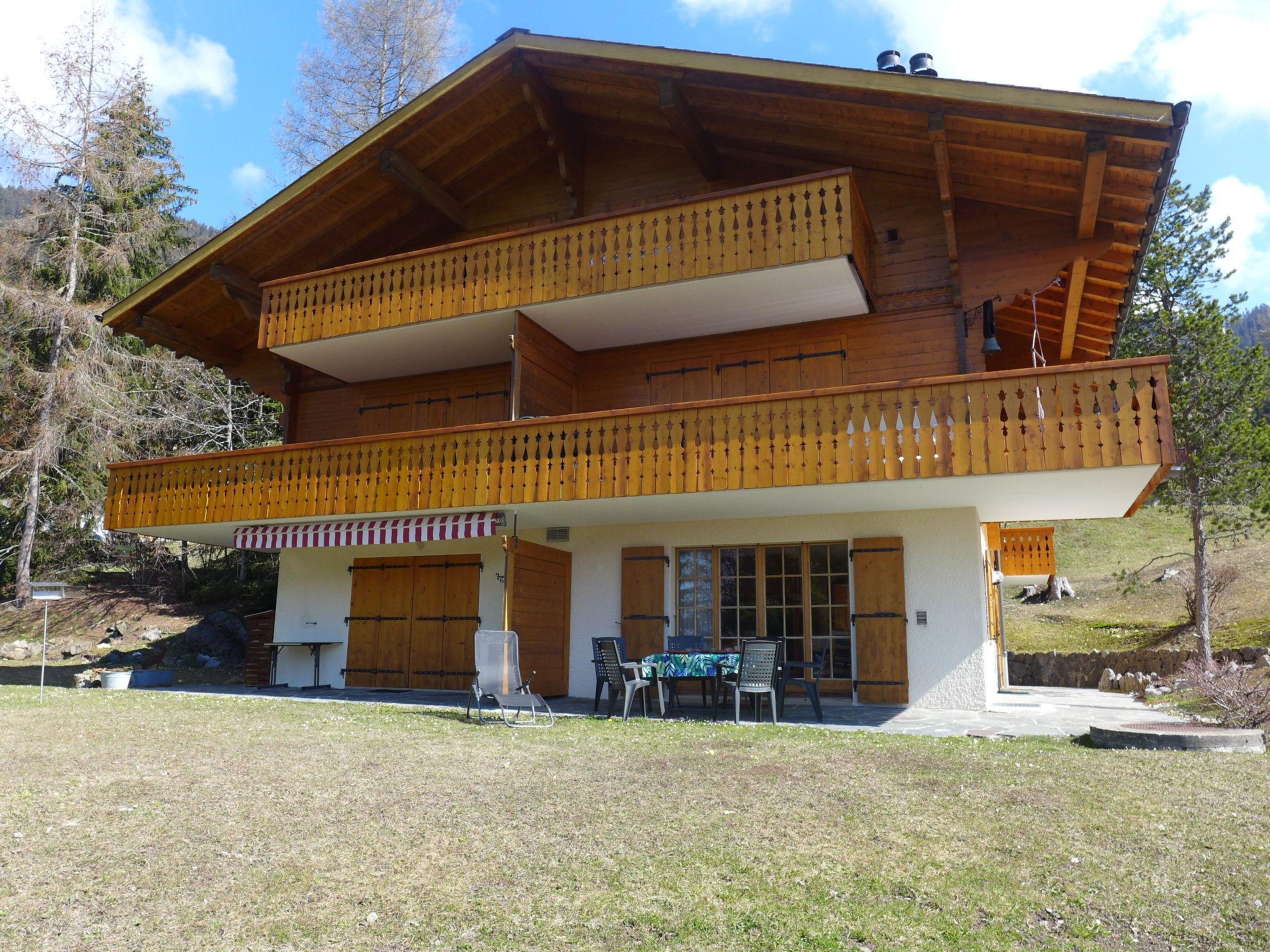 Foto 1 - Apartamento de 1 habitación en Ollon con terraza y vistas a la montaña