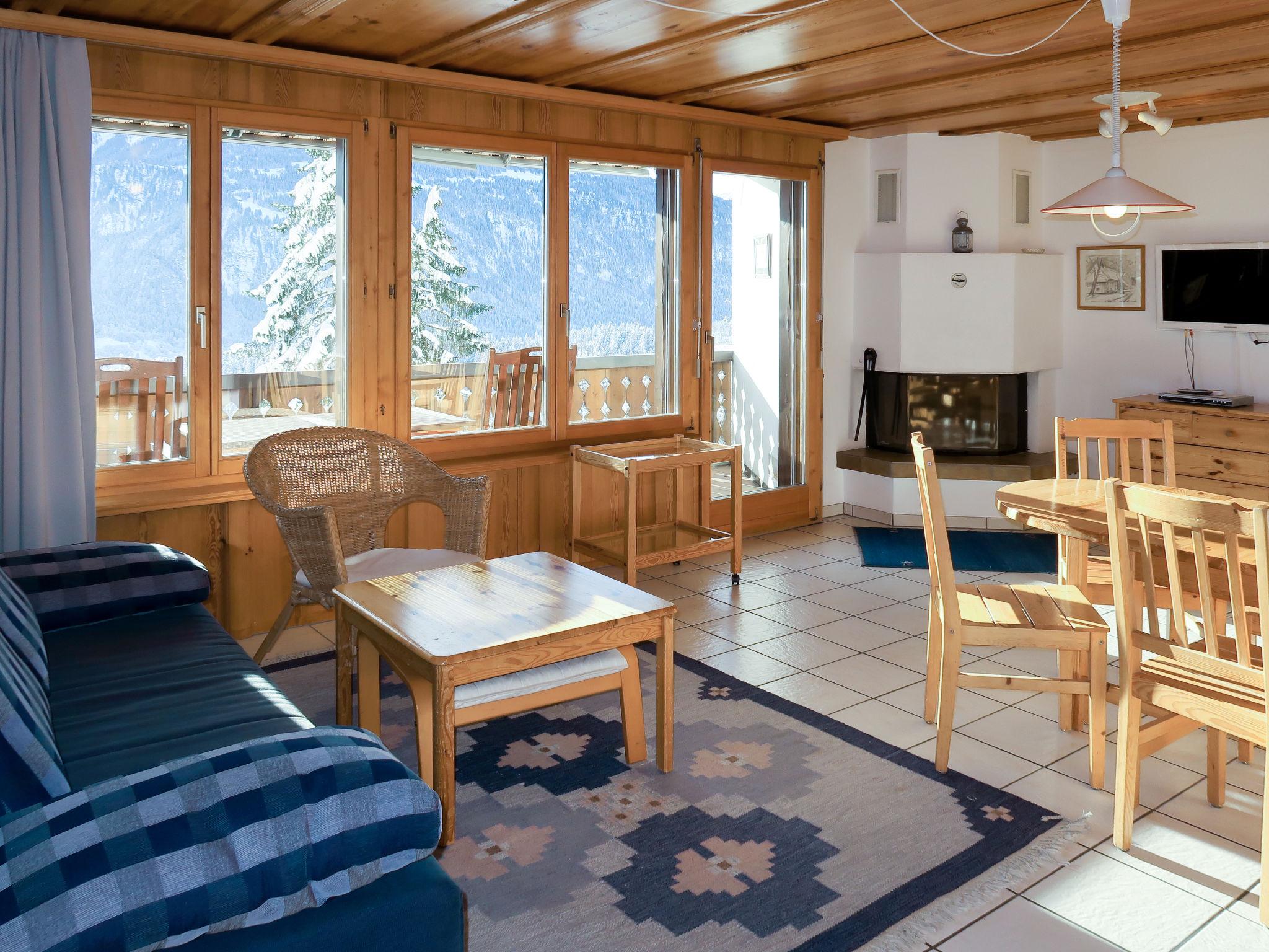 Foto 6 - Apartamento de 1 habitación en Laax con vistas a la montaña