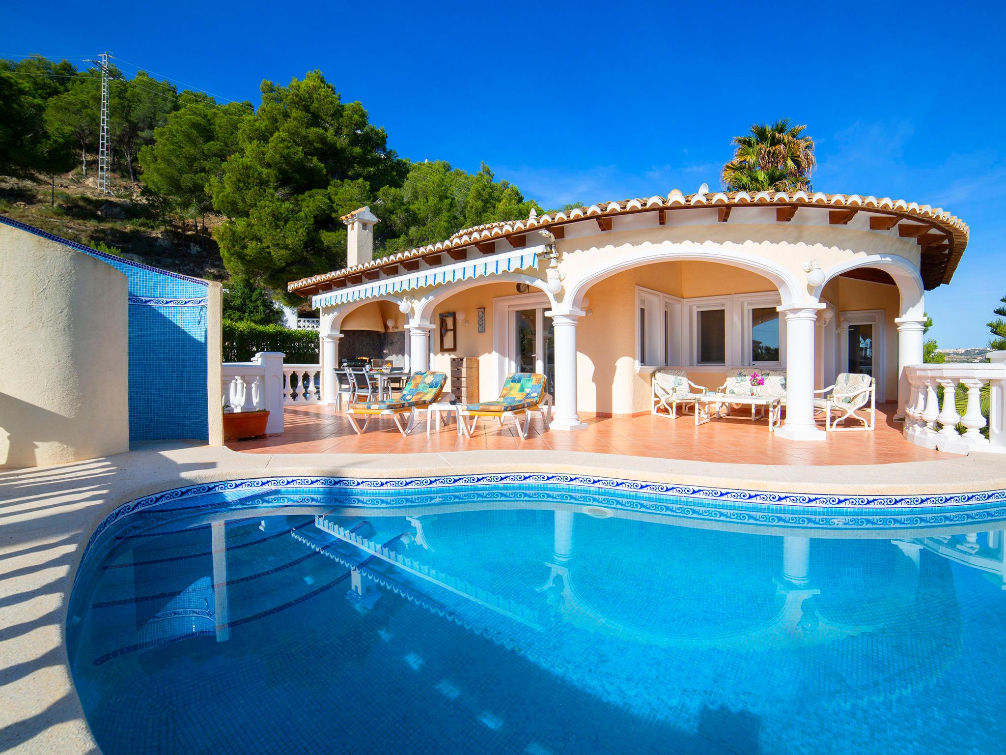 Foto 2 - Casa de 2 habitaciones en Calpe con piscina privada y vistas al mar