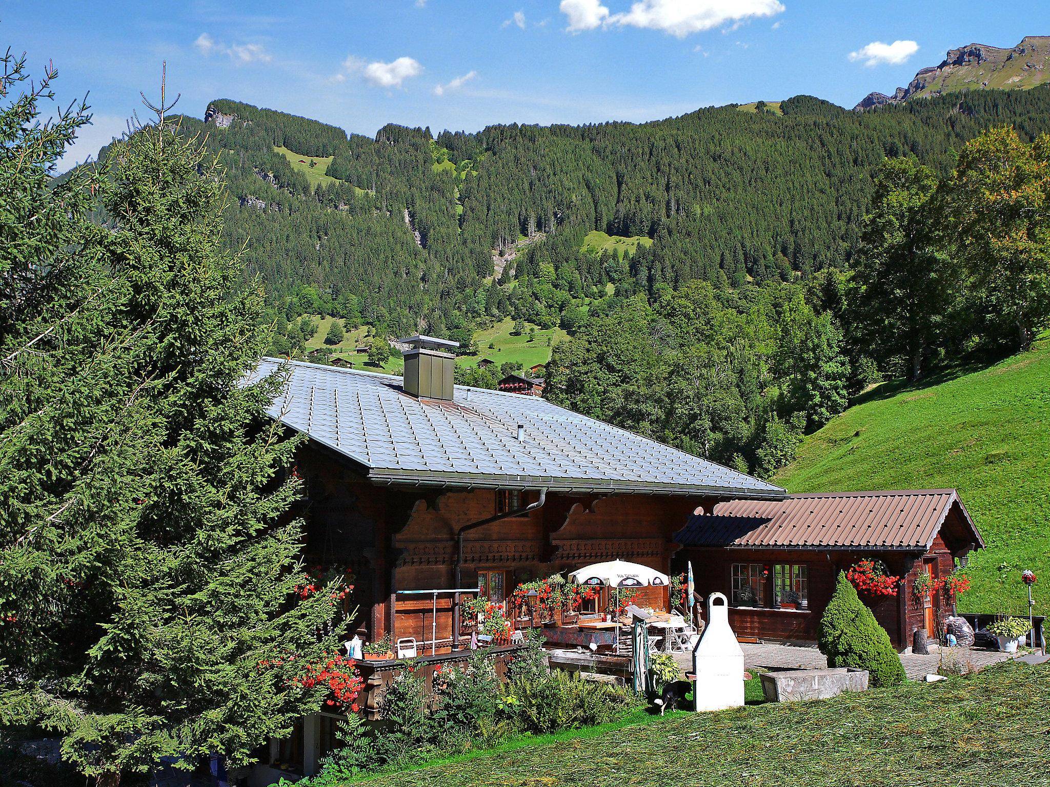 Foto 1 - Apartamento de 1 quarto em Grindelwald com jardim e vista para a montanha