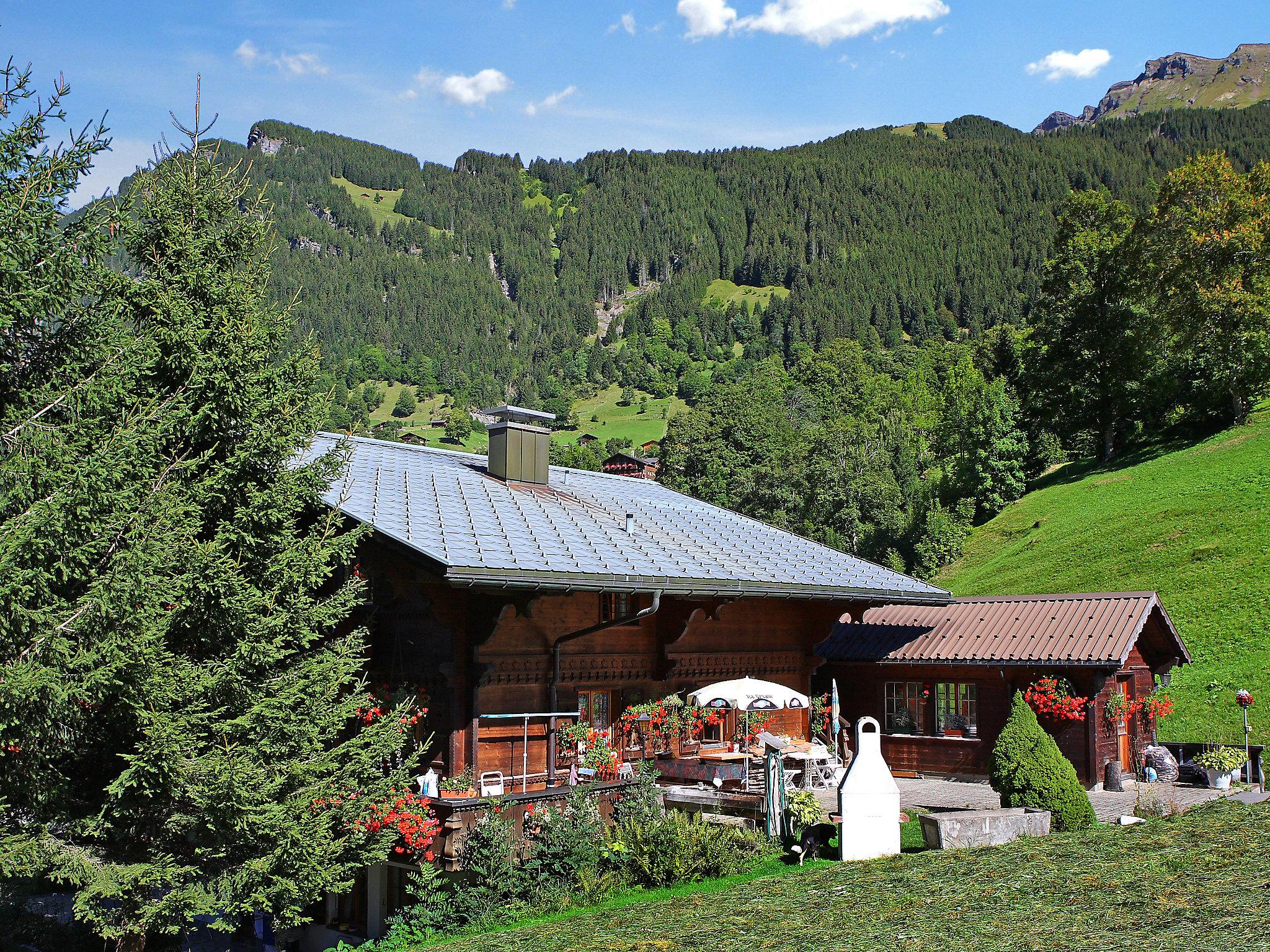 Foto 1 - Apartamento de 1 habitación en Grindelwald con jardín y vistas a la montaña