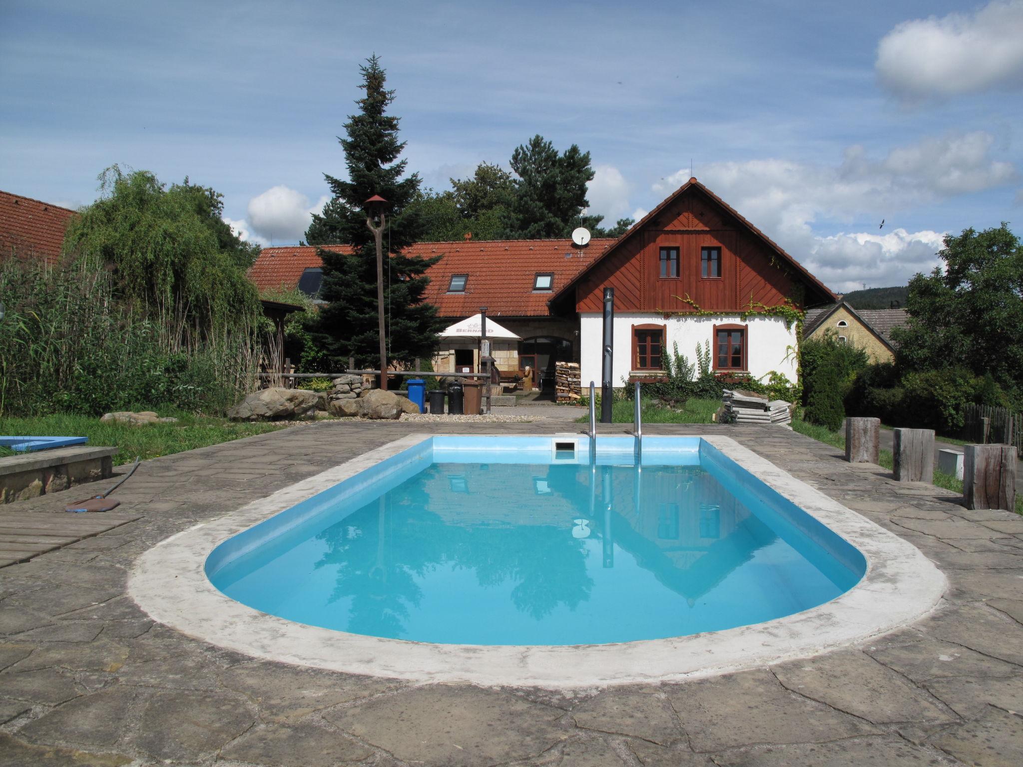 Photo 1 - Maison de 4 chambres à Úhlejov avec piscine privée et jardin